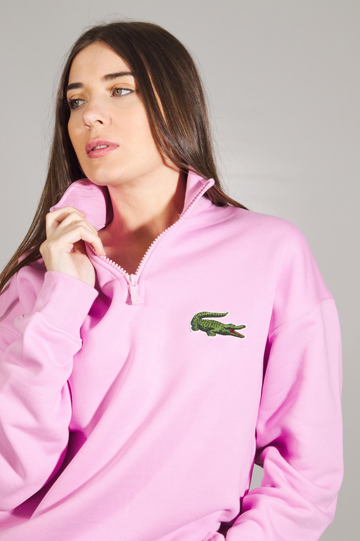 LACOSTE SWEATSHIRT LOOSE FIT en color ROSA (4)