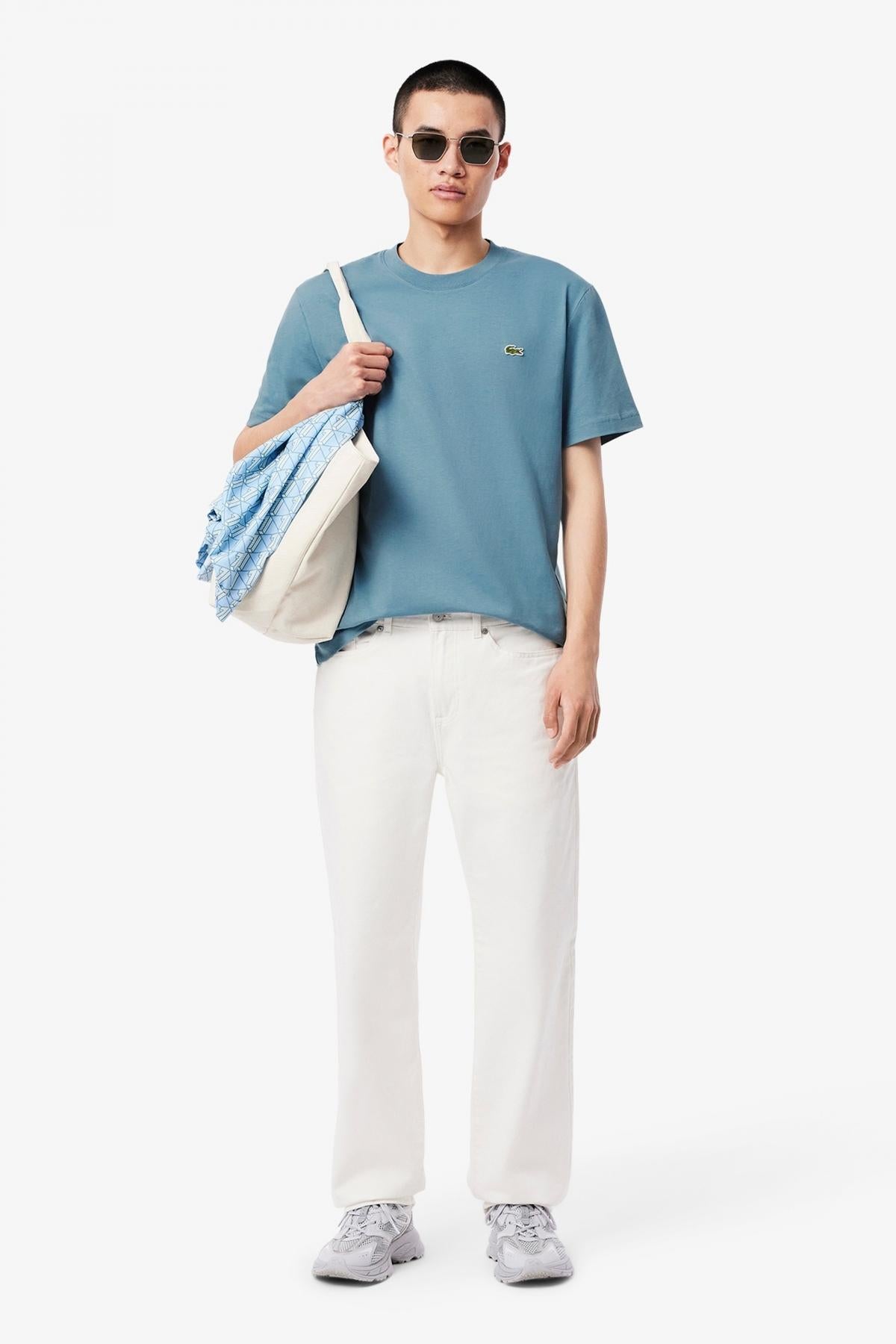 LACOSTE TH TEE-SHIRT en color AZUL (4)