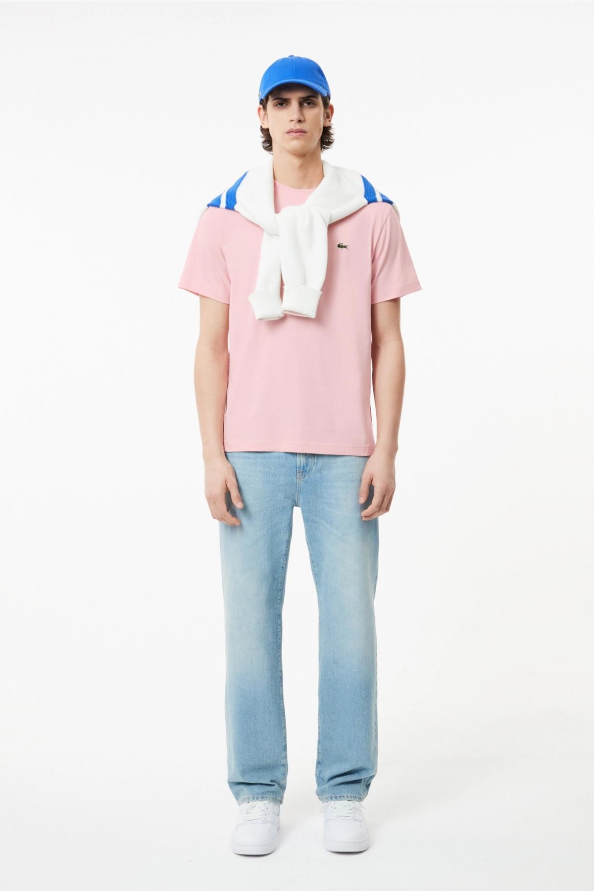 LACOSTE TH TEE-SHIRT en color ROSA (4)