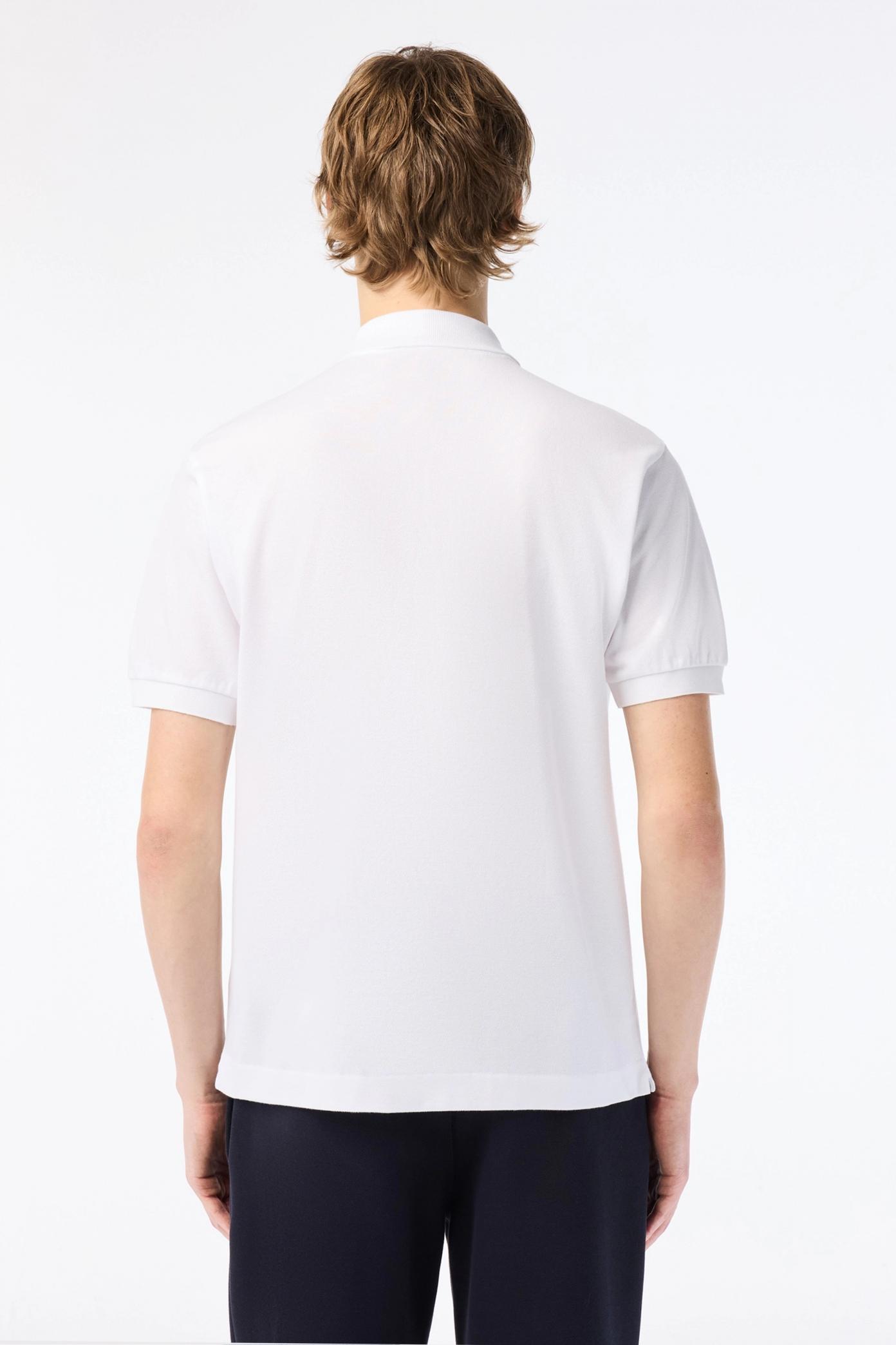 LACOSTE PH SHORT SLEEVED RIBBED COLLAR en color BLANCO (3)