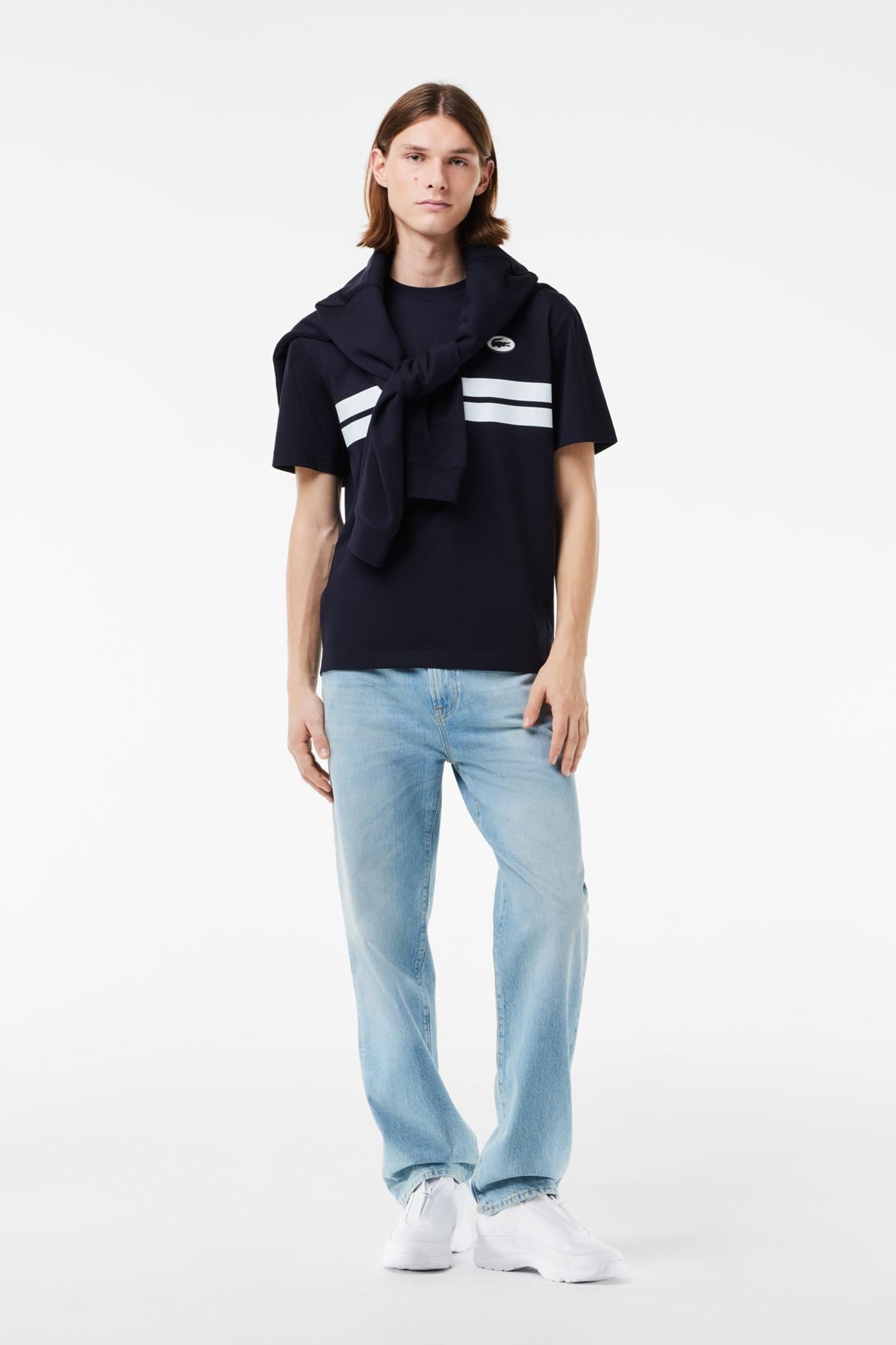 LACOSTE TH TEE-SHIRT en color AZUL (4)