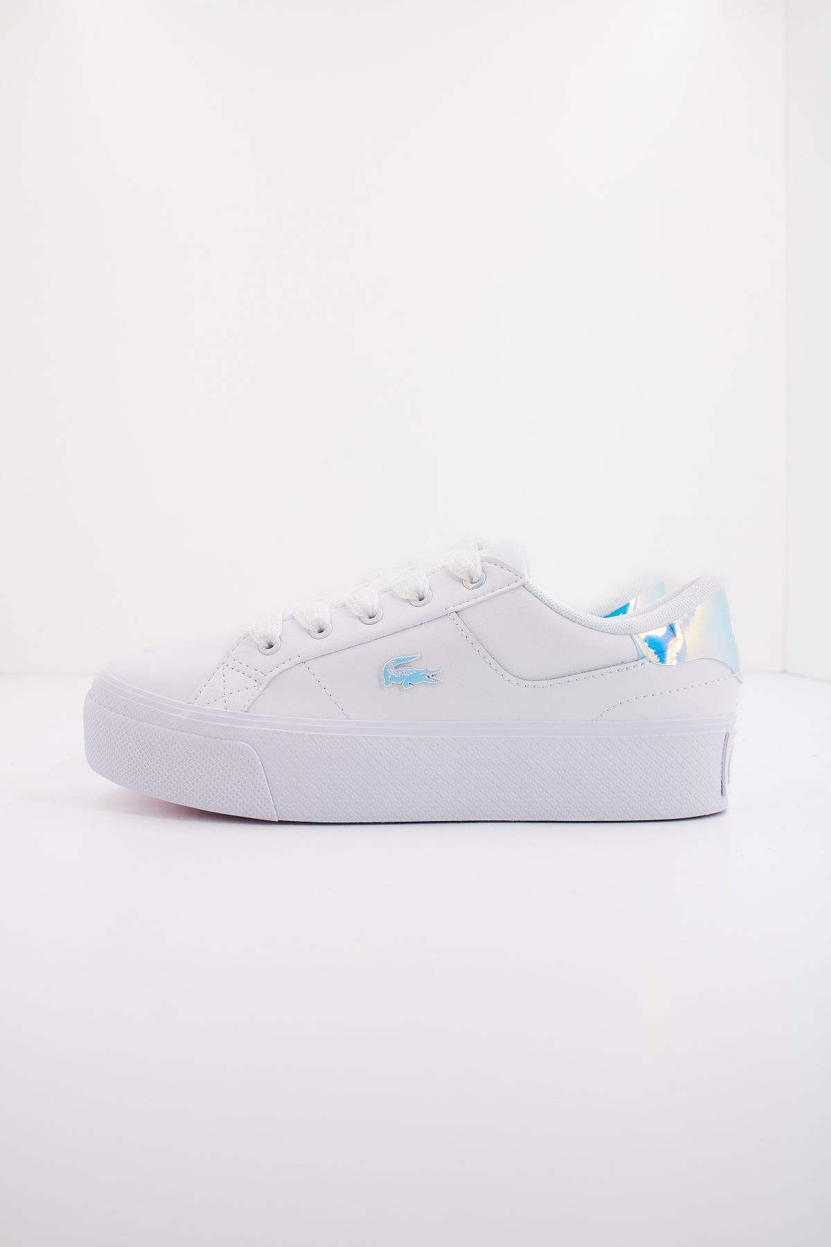 LACOSTE OMEN'S ZIANE PLATFORM LEA en color BLANCO (1)