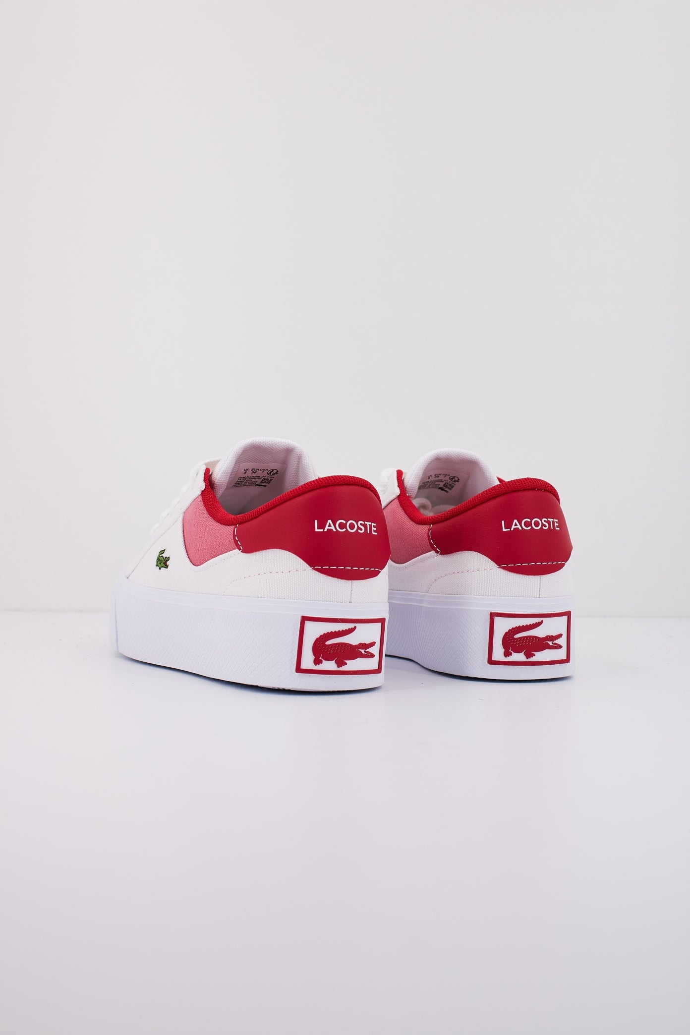 LACOSTE ZIANE PLATFORM CONTRASTED en color BLANCO (3)