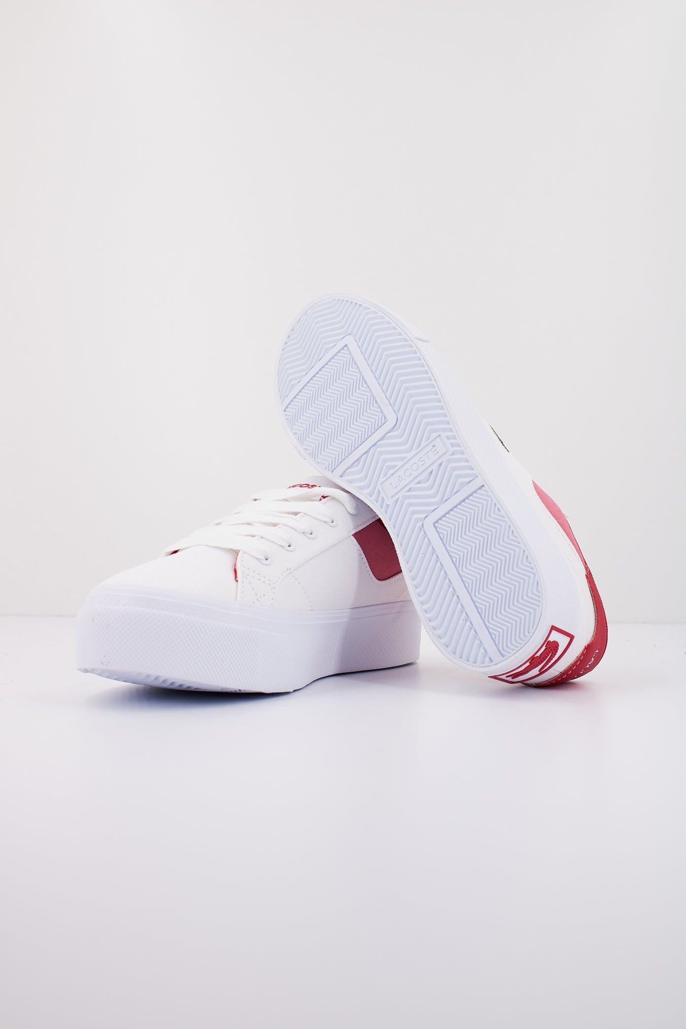 LACOSTE ZIANE PLATFORM CONTRASTED en color BLANCO (4)