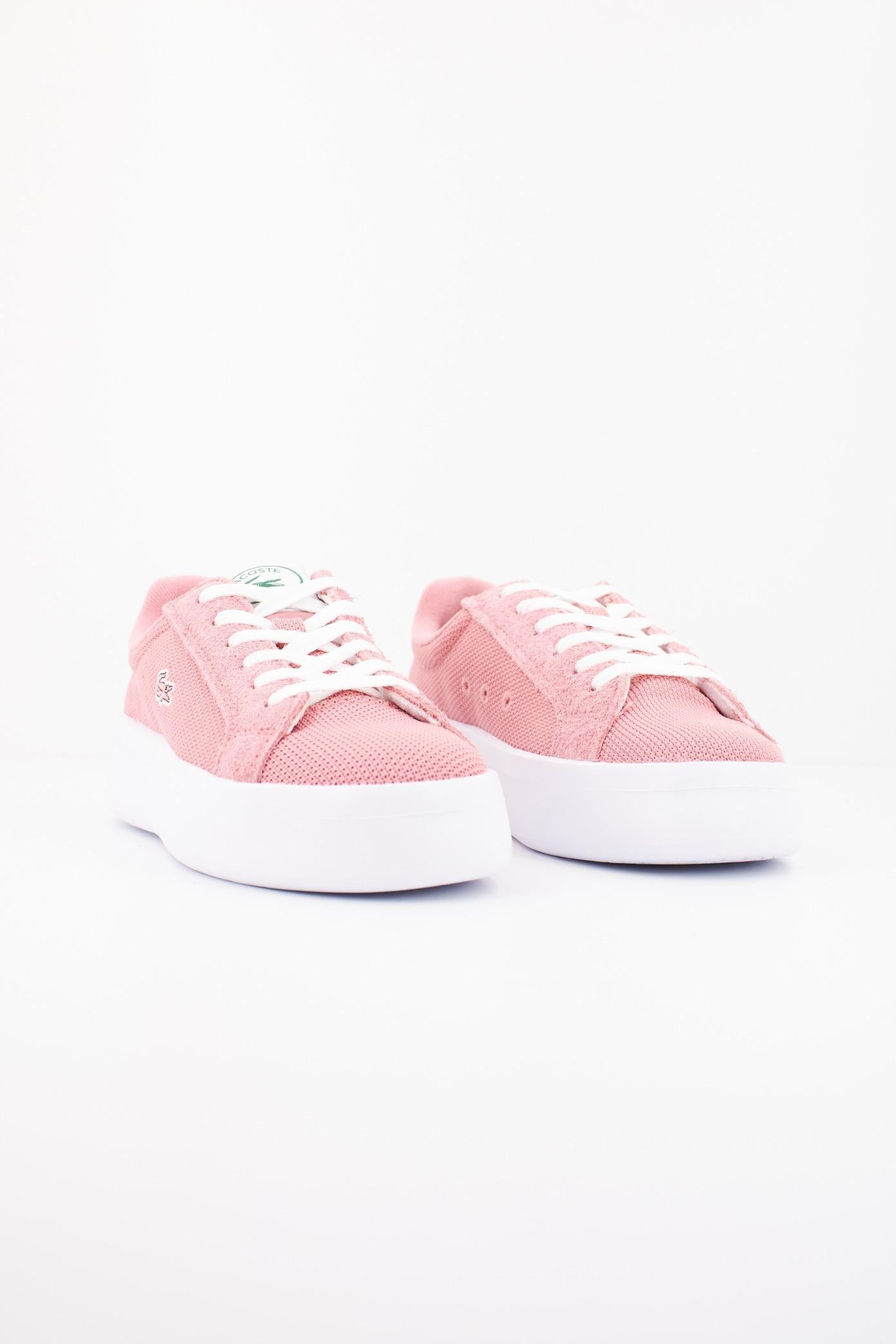 LACOSTE CARNABY PLATFORM LITE TEX en color ROSA (2)
