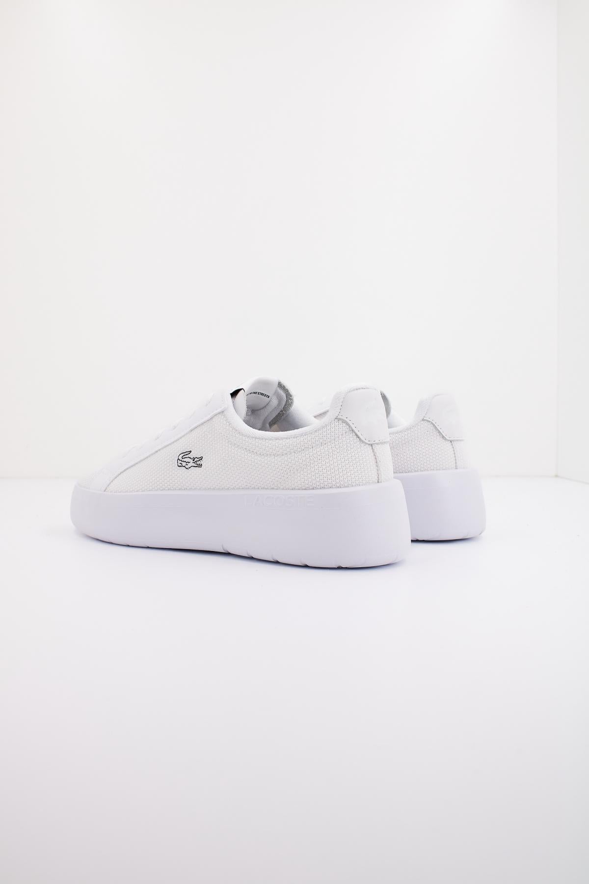 LACOSTE CARNABY PLATFORM LITE TEX en color BLANCO (3)