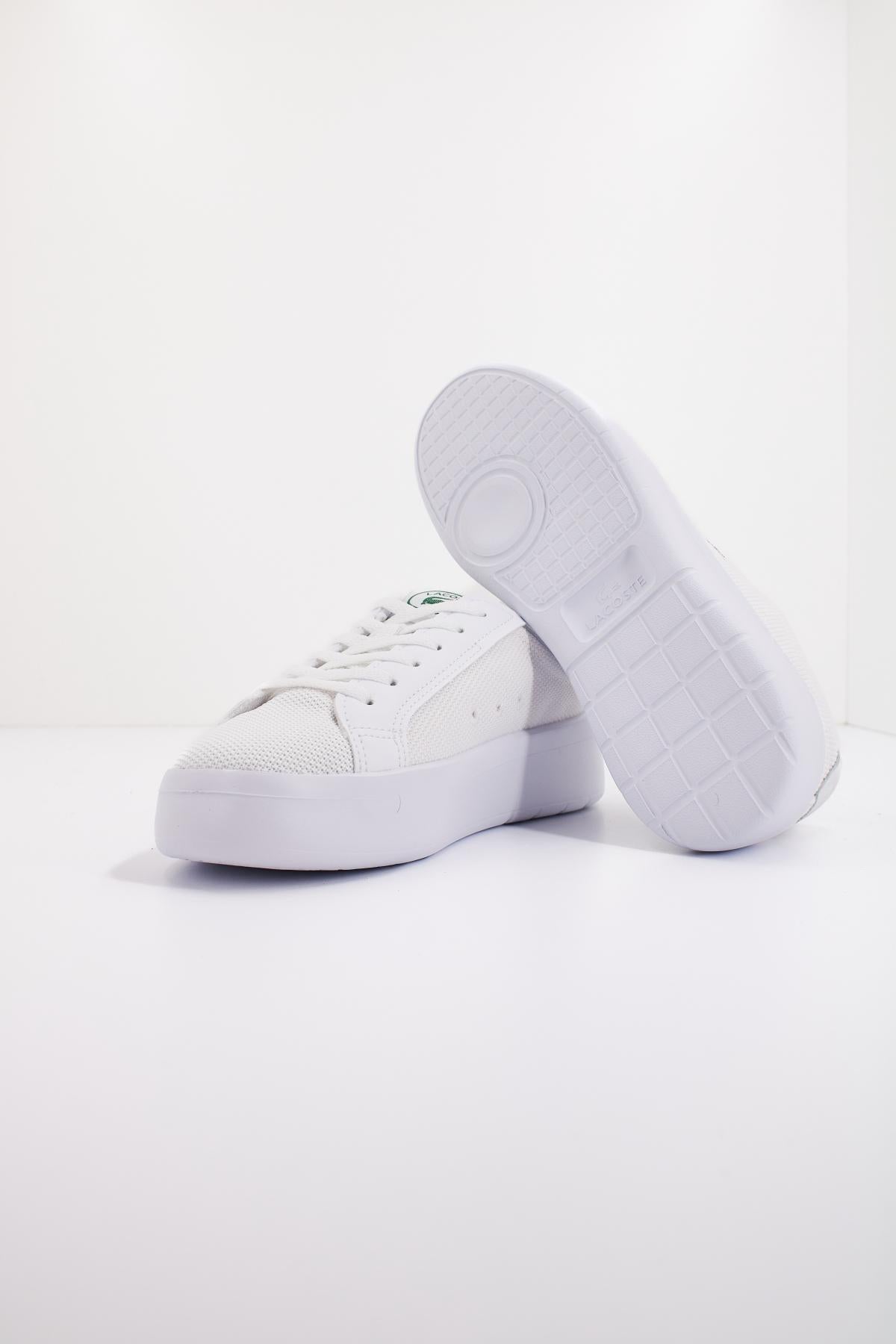 LACOSTE CARNABY PLATFORM LITE TEX en color BLANCO (4)