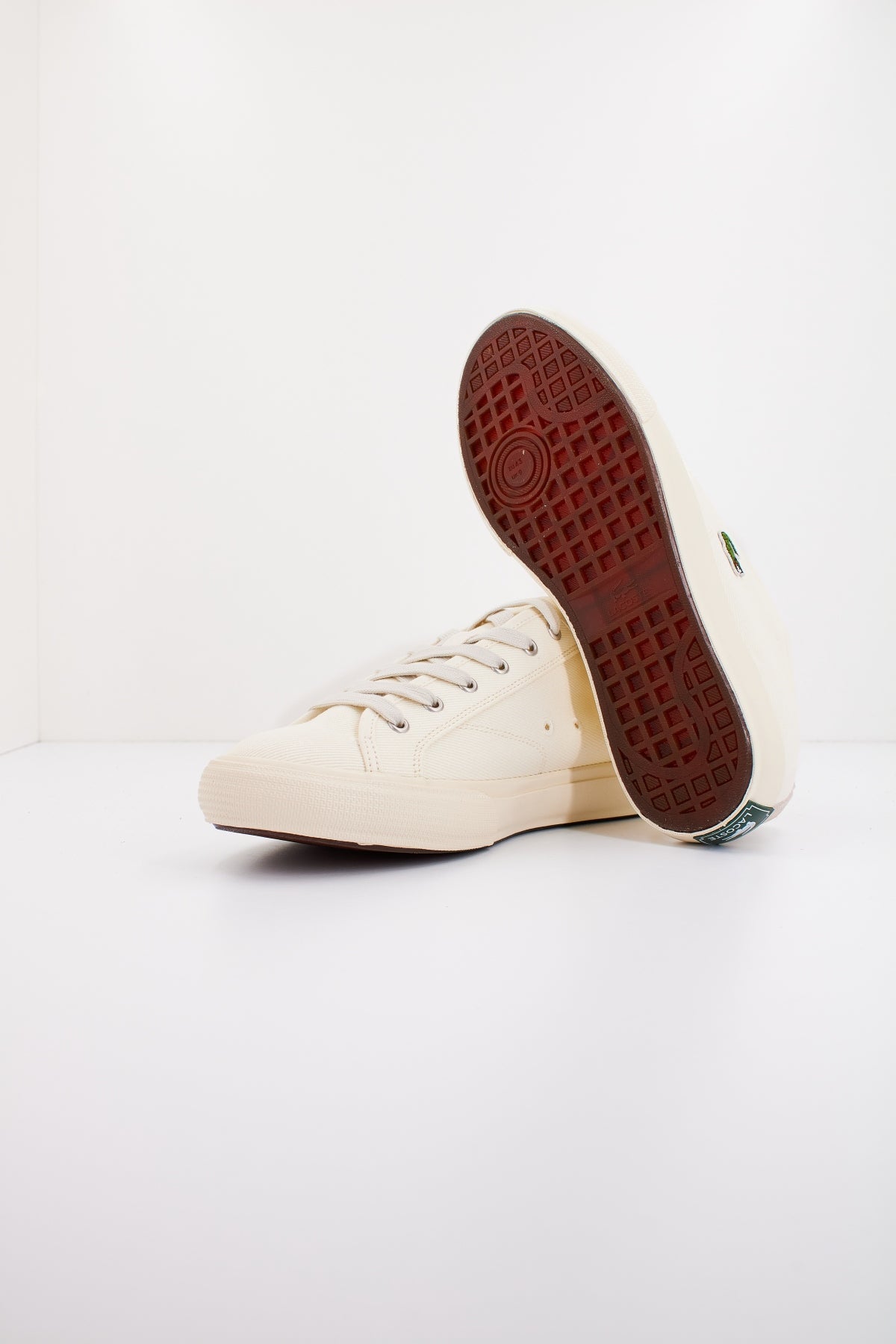 LACOSTE BACKCOURT TEXTILE en color BLANCO (4)