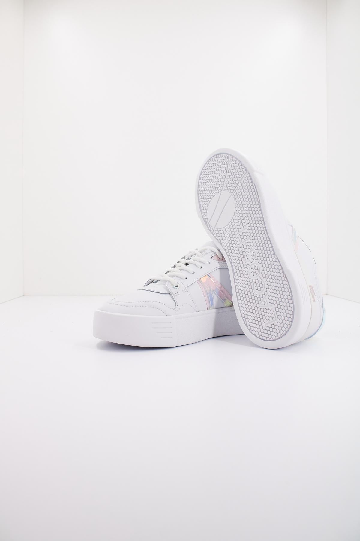 LACOSTE L EVO LEATHER en color BLANCO (8)