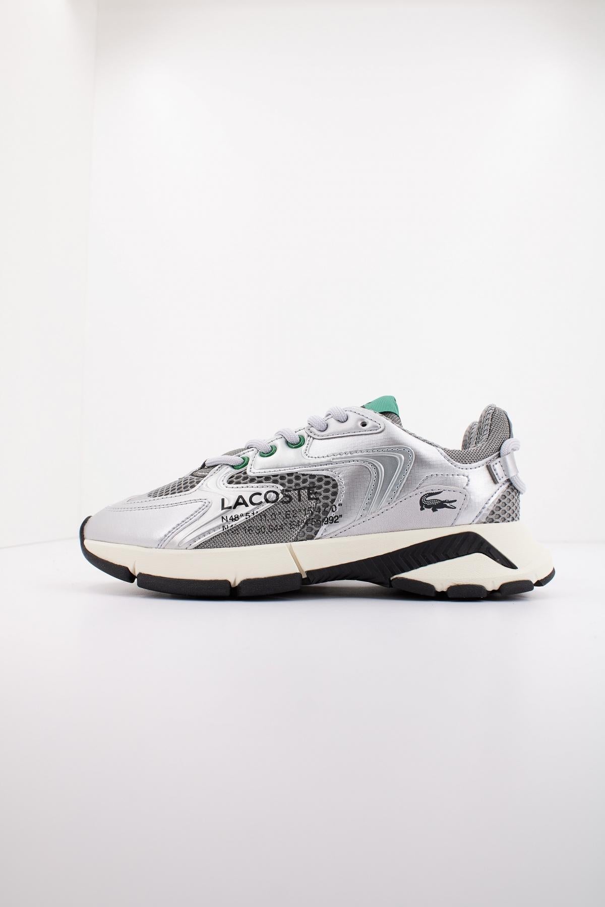 LACOSTE NEO TEXTILE AND LEAT en color PLATA (1)