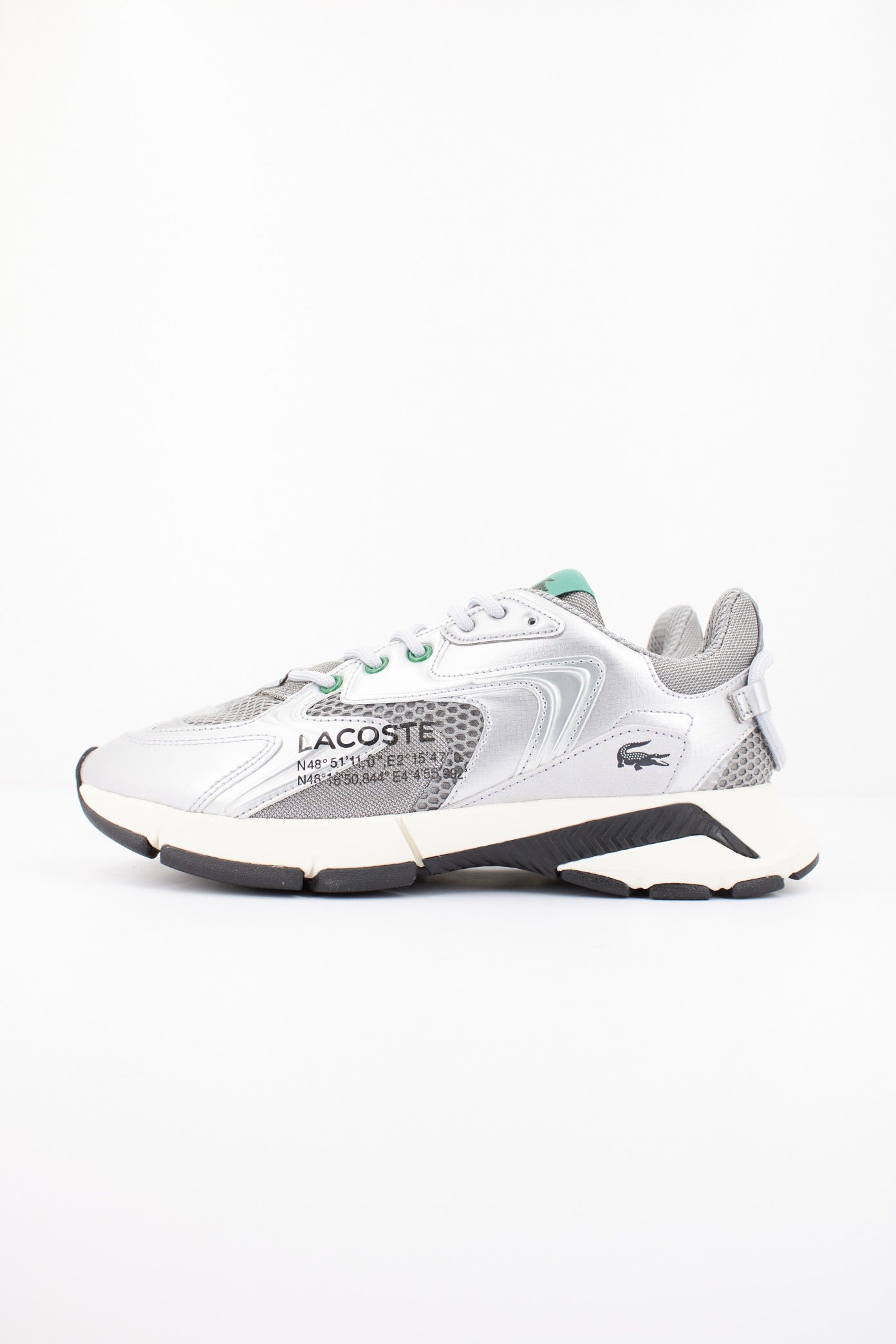 LACOSTE NEO LEATHER LOGO en color GRIS (1)