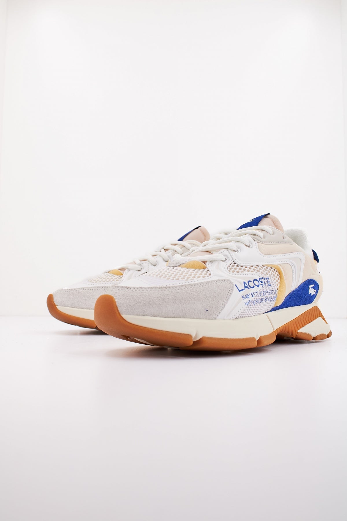 LACOSTE L NEO CONTRASTED ACCEN en color BLANCO (2)