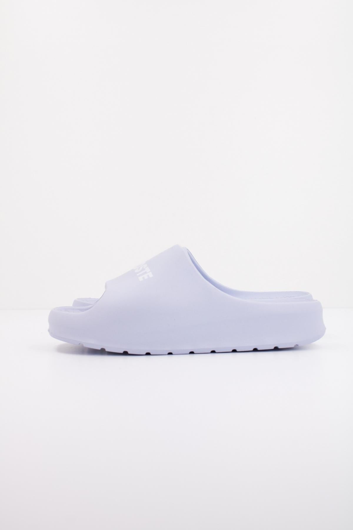 LACOSTE SERVE SLIDE . SYNTHETIC en color GRIS (1)