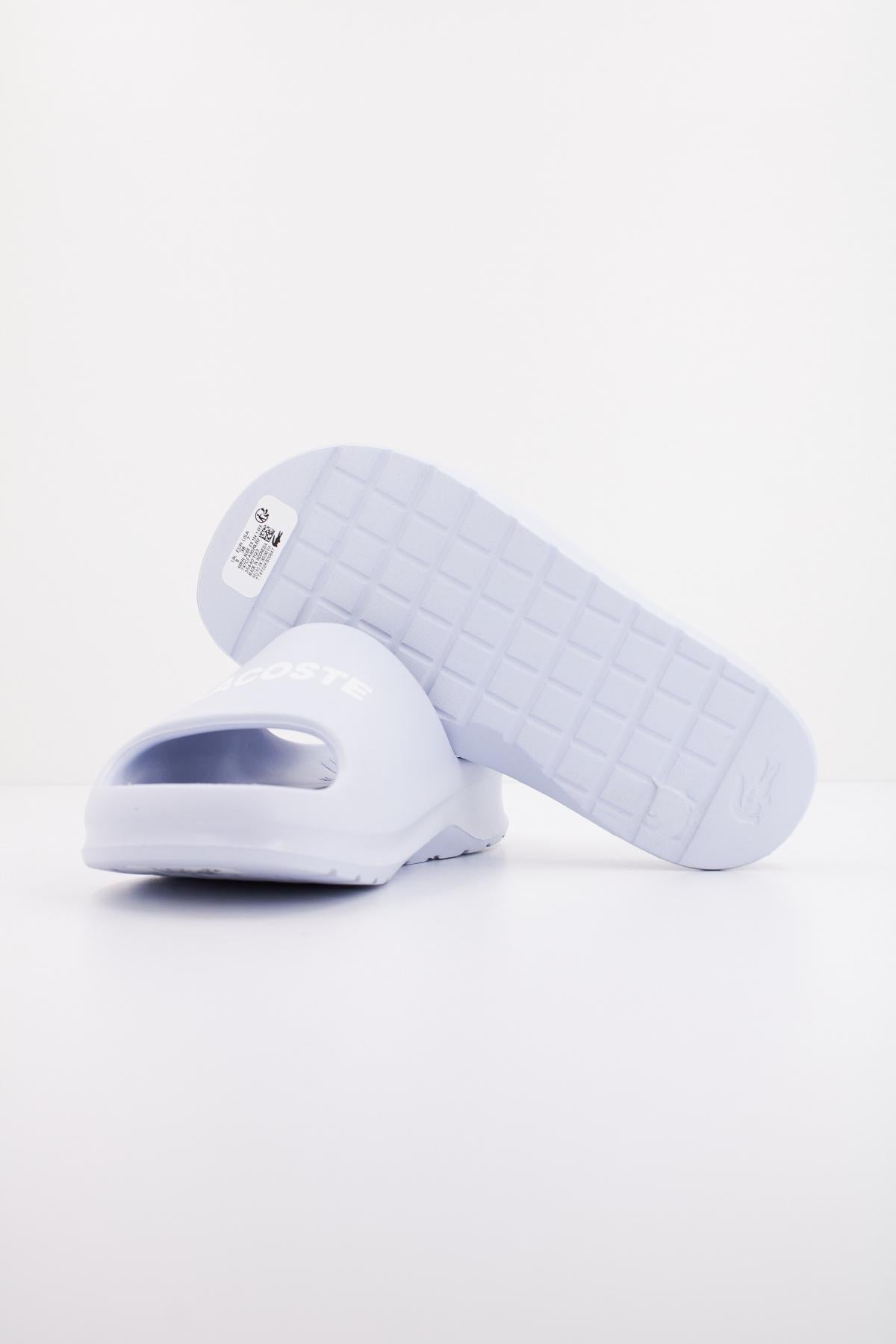 LACOSTE SERVE SLIDE . SYNTHETIC en color GRIS (4)