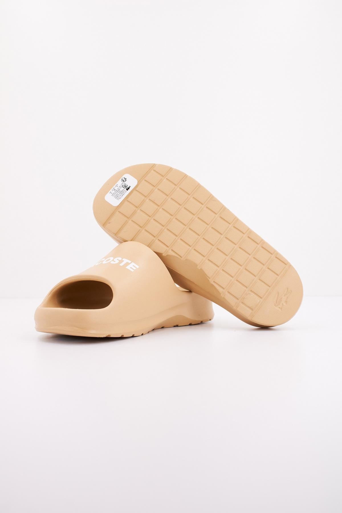 LACOSTE SERVE SLIDE . SYNTHETIC en color MARRON (4)