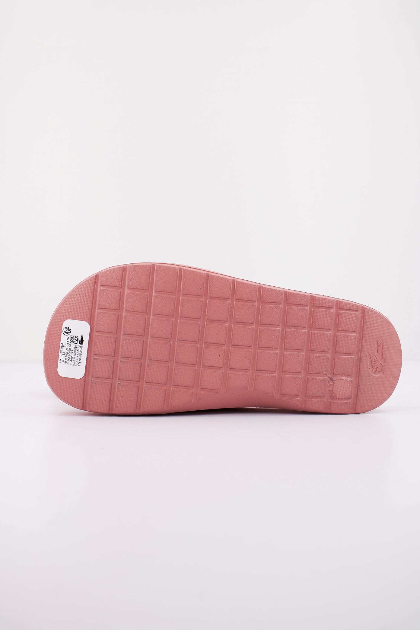 LACOSTE SERVE SLIDE . SYNTHETIC en color ROSA (4)