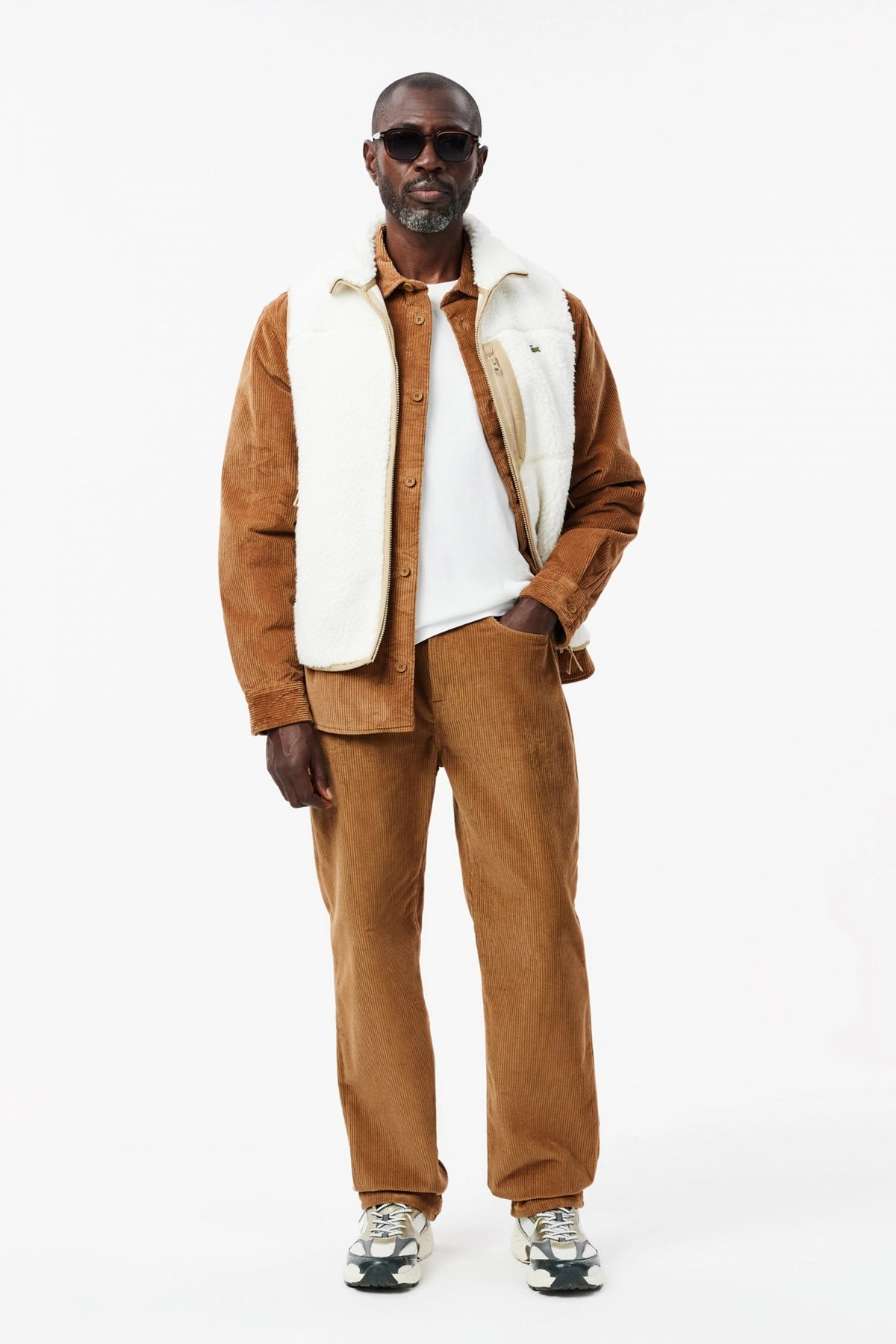 LACOSTE LONG SLEEVED CASUAL en color MARRON (5)