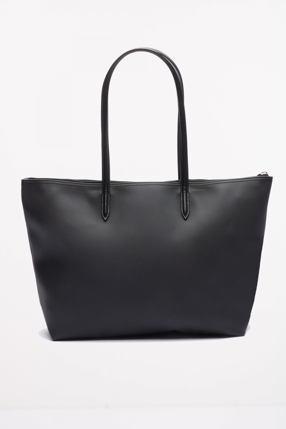 LACOSTE LARGE COATED CANVAS TOTE en color NEGRO (3)