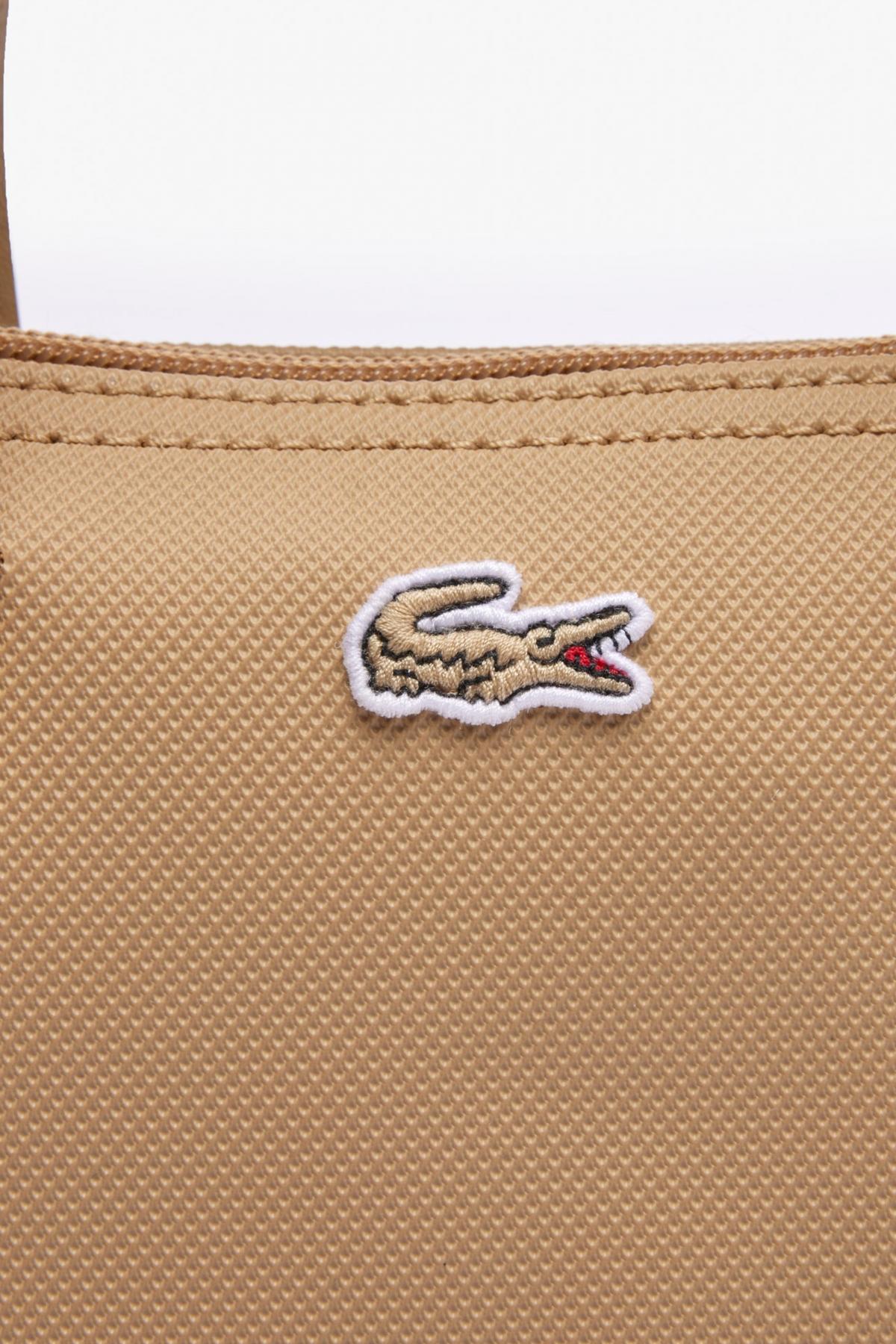 LACOSTE CONCEPT TOTE MIN en color MARRON CLARO (5)