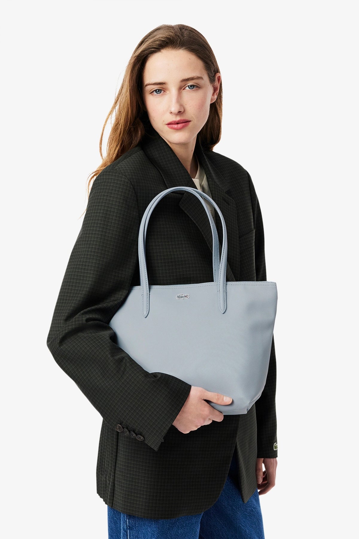 LACOSTE L.. CONCEPT SMALL SHOP en color AZUL (4)