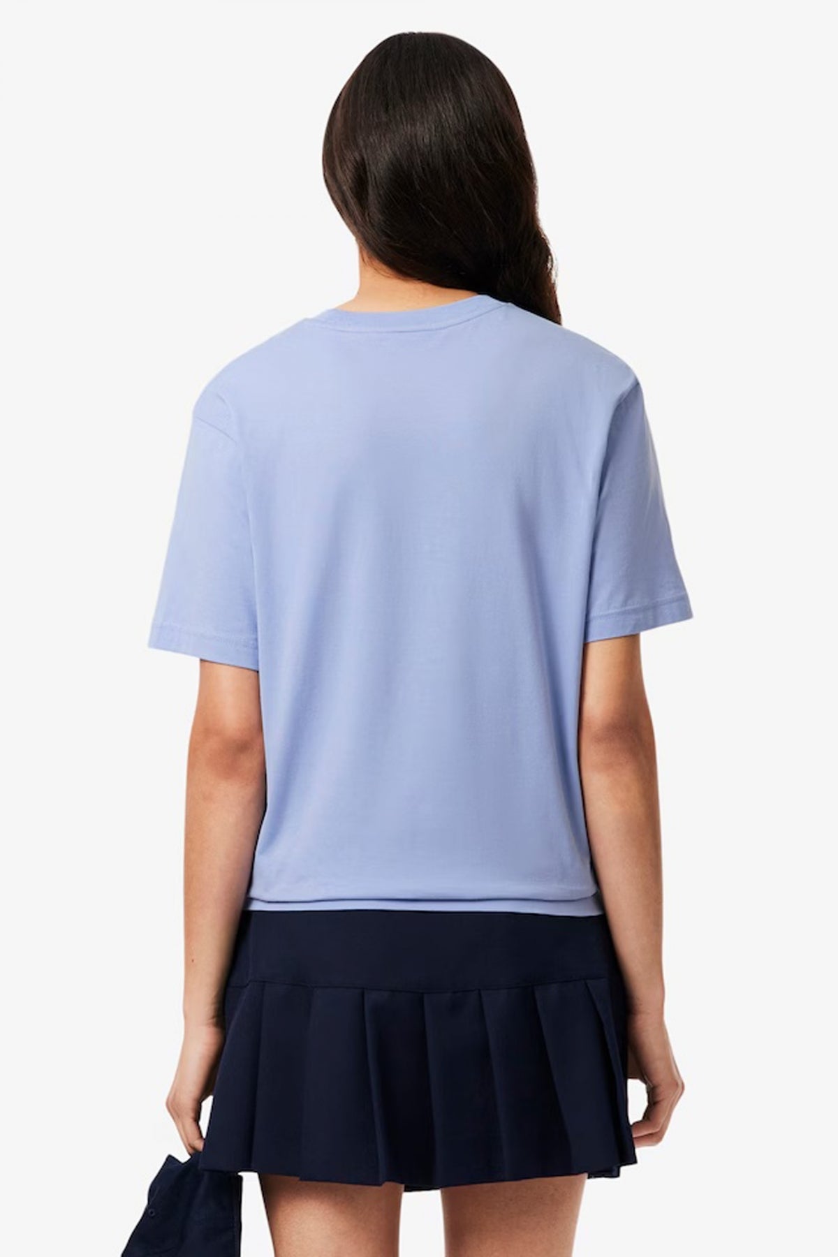 LACOSTE RELAXED FIT SOFT COTTON T-SHIRT en color AZUL (3)