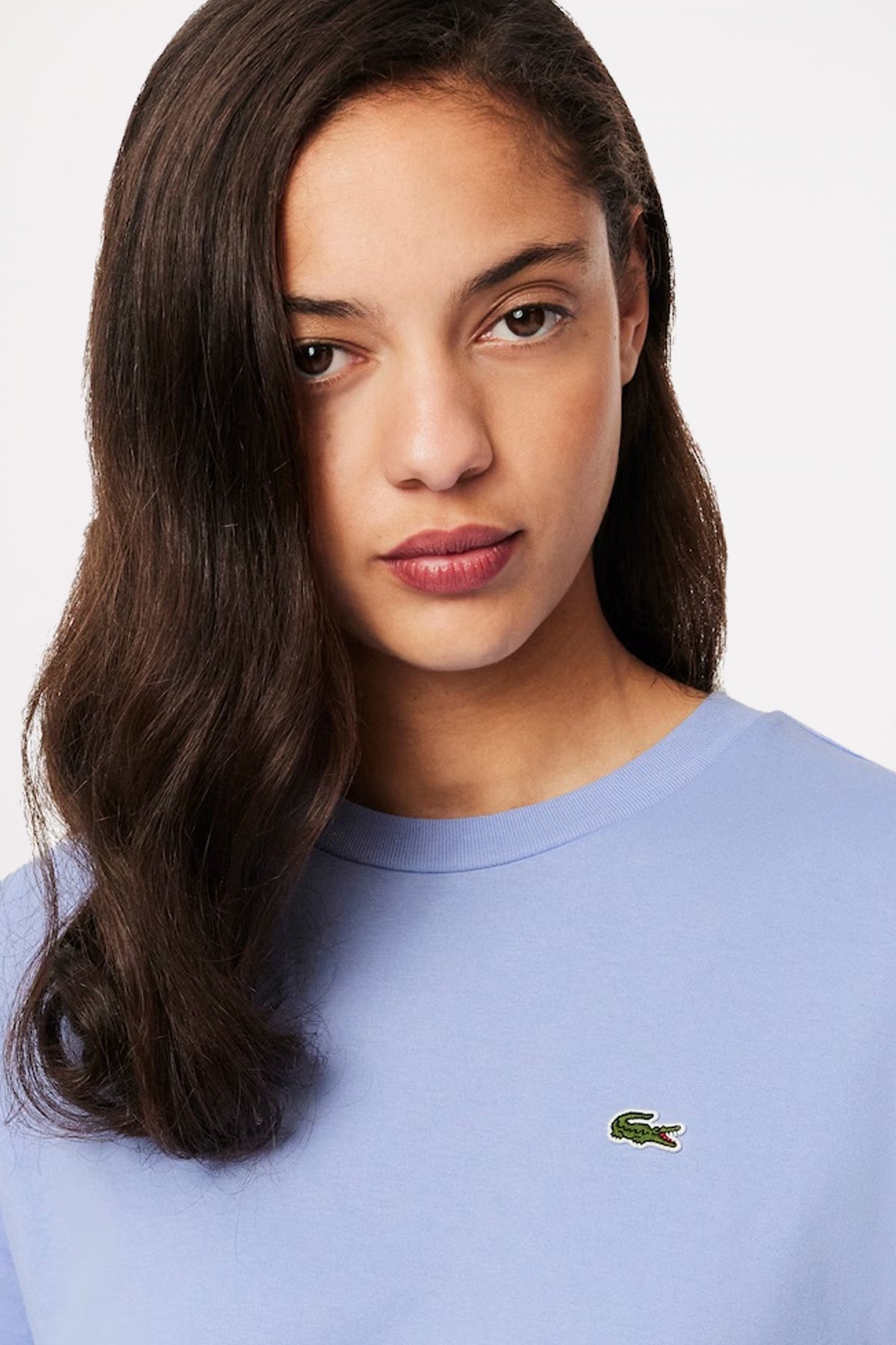 LACOSTE RELAXED FIT SOFT COTTON T-SHIRT en color AZUL (4)