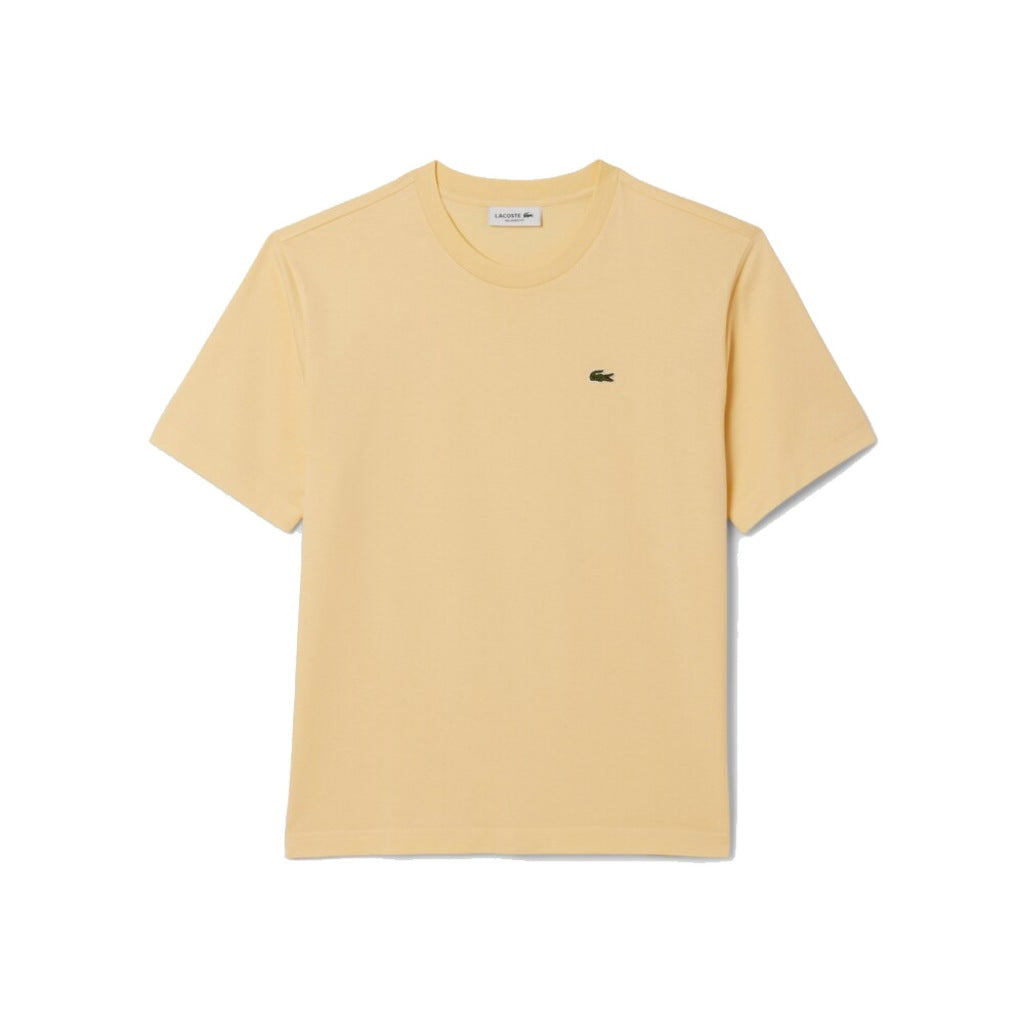 LACOSTE RELAXED FIT SOFT COTTON T-SHIRT en color AMARILLO (3)