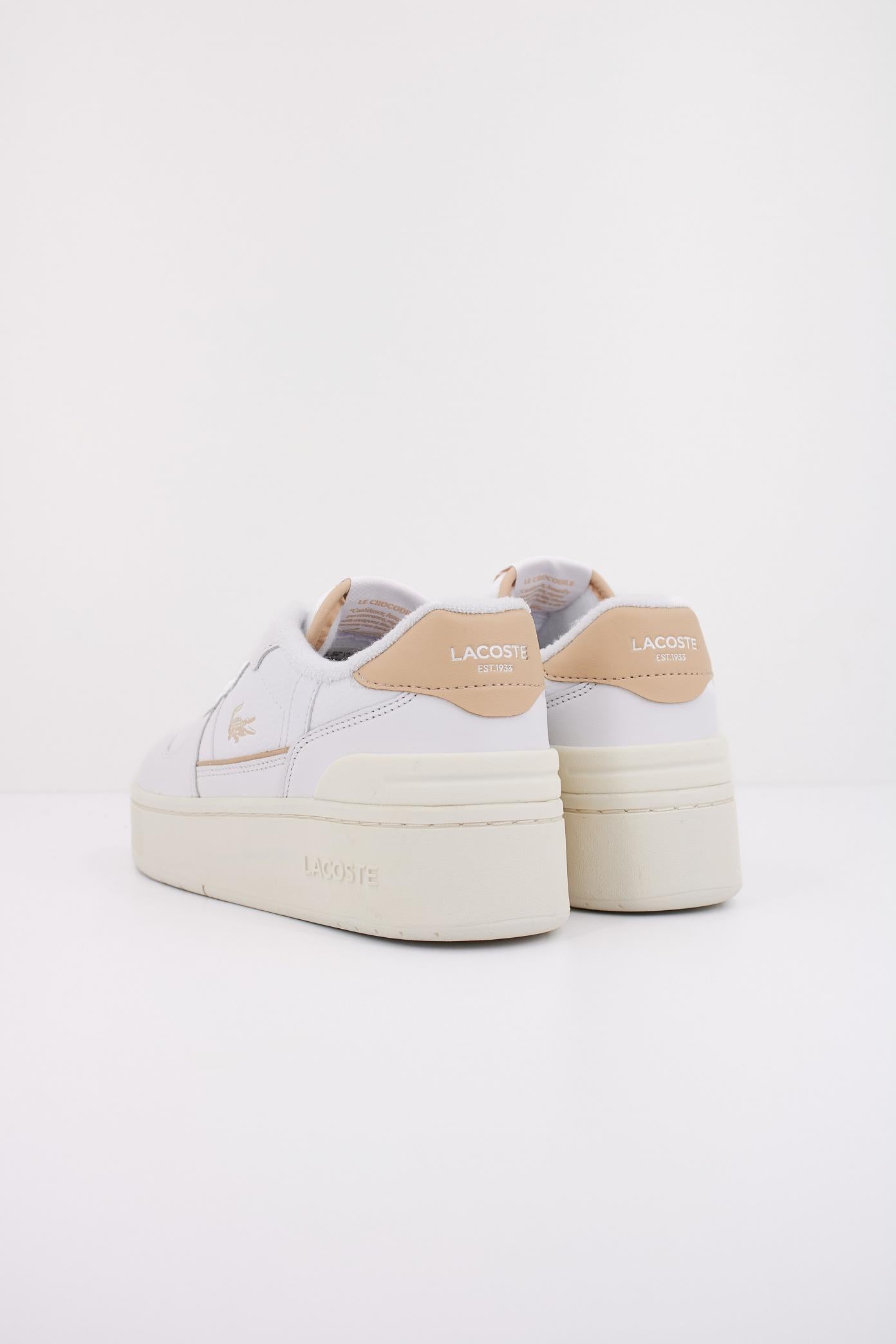 LACOSTE T-CLIP PLATFORM en color BLANCO (4)