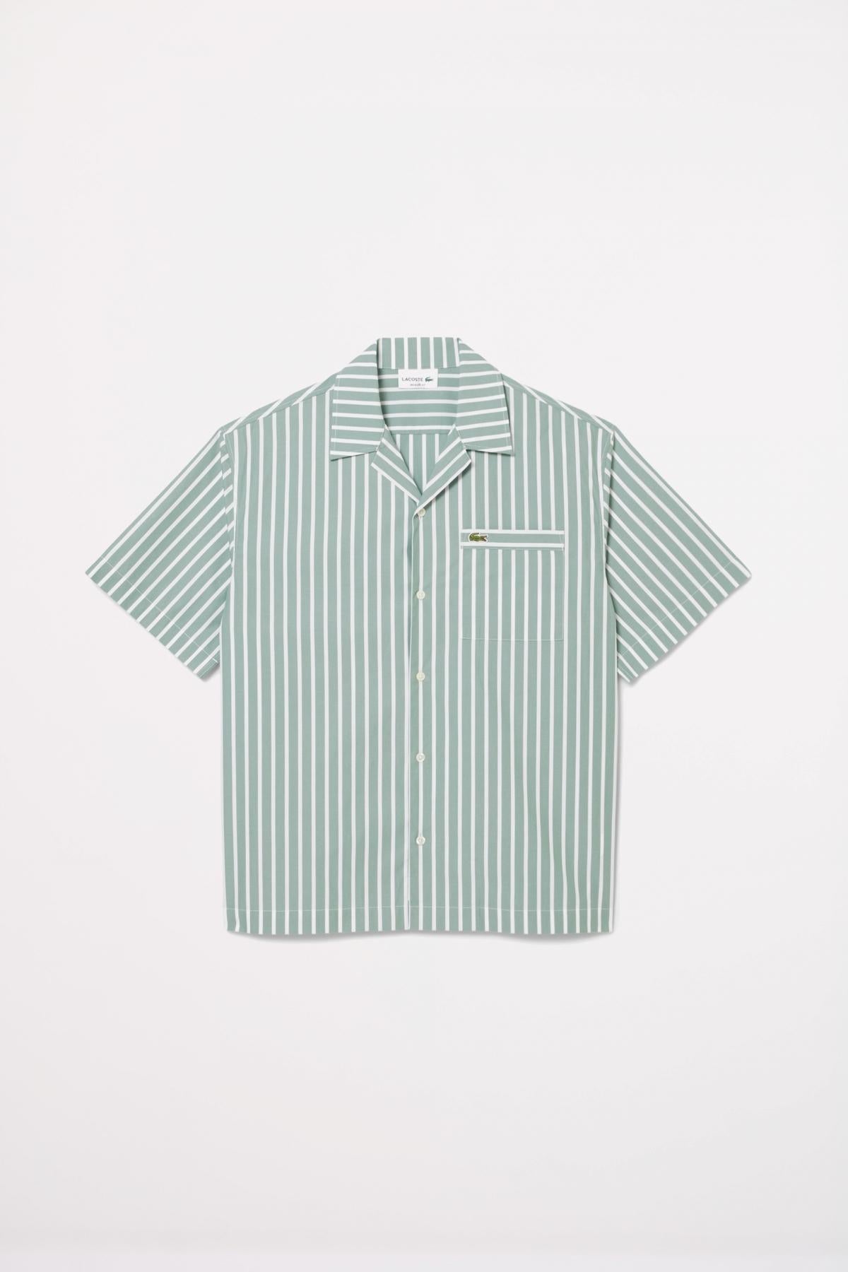 LACOSTE SLEEVED CASUAL SHIRT en color VERDE (2)