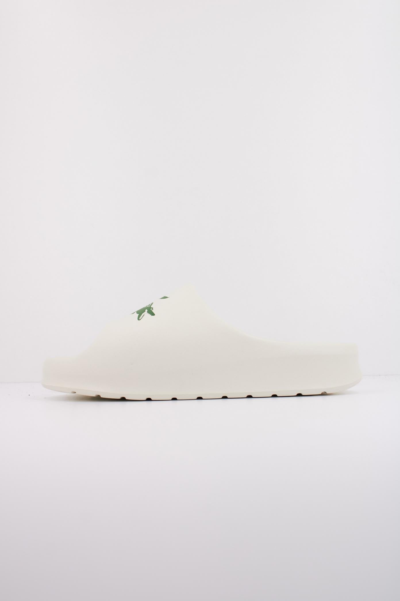 LACOSTE MEN'S SERVE SLIDE . en color BLANCO (1)