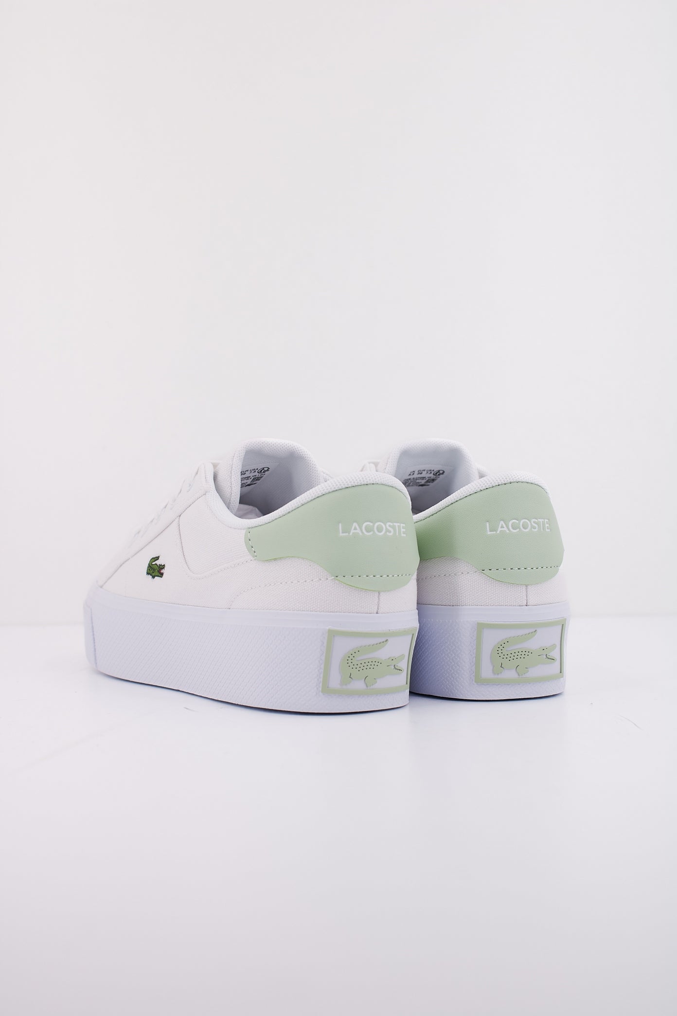 LACOSTE WOMEN'S ZIANE PLATFORM SN en color BLANCO (4)