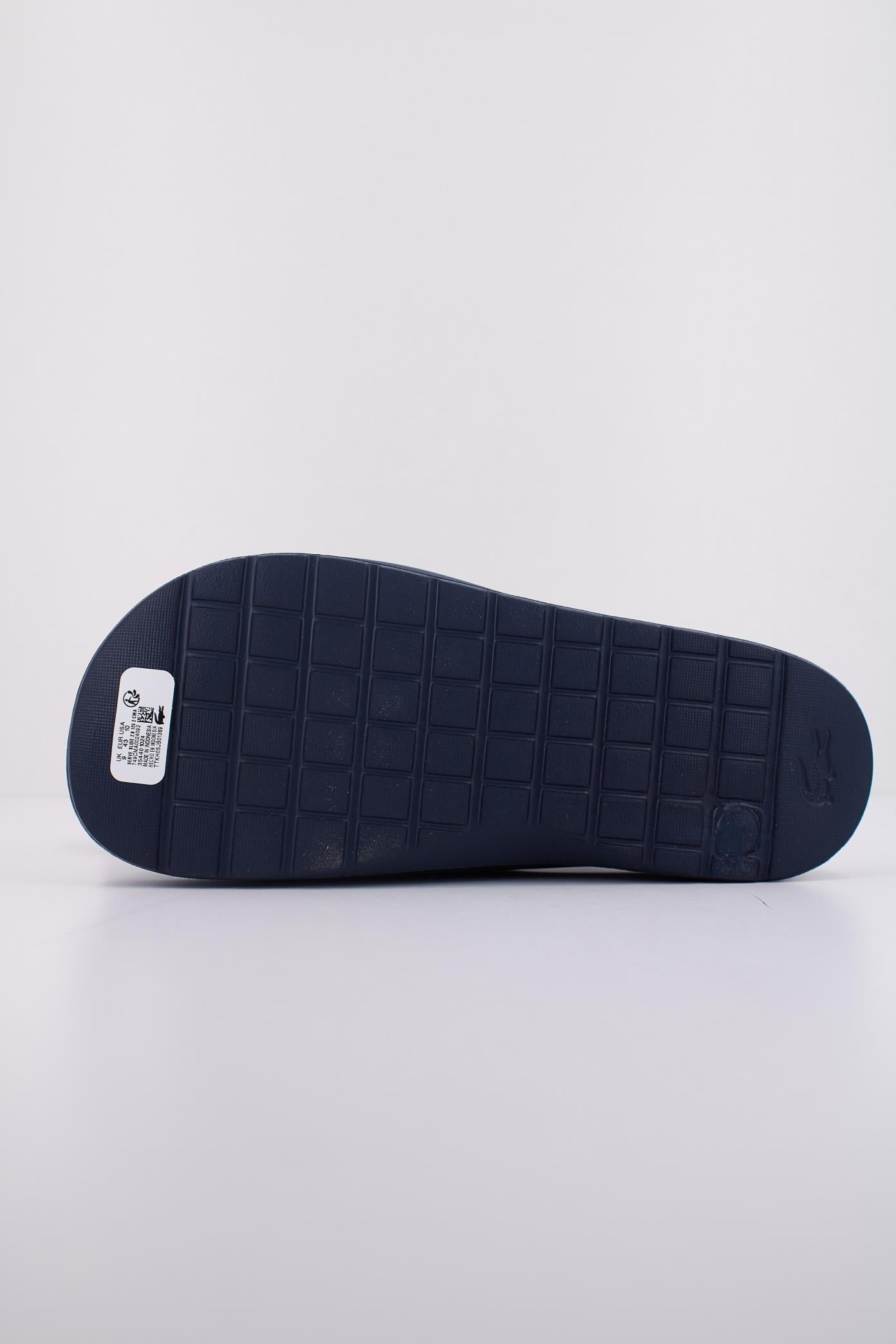 LACOSTE MEN'S SERVE SLIDE . en color AZUL (5)