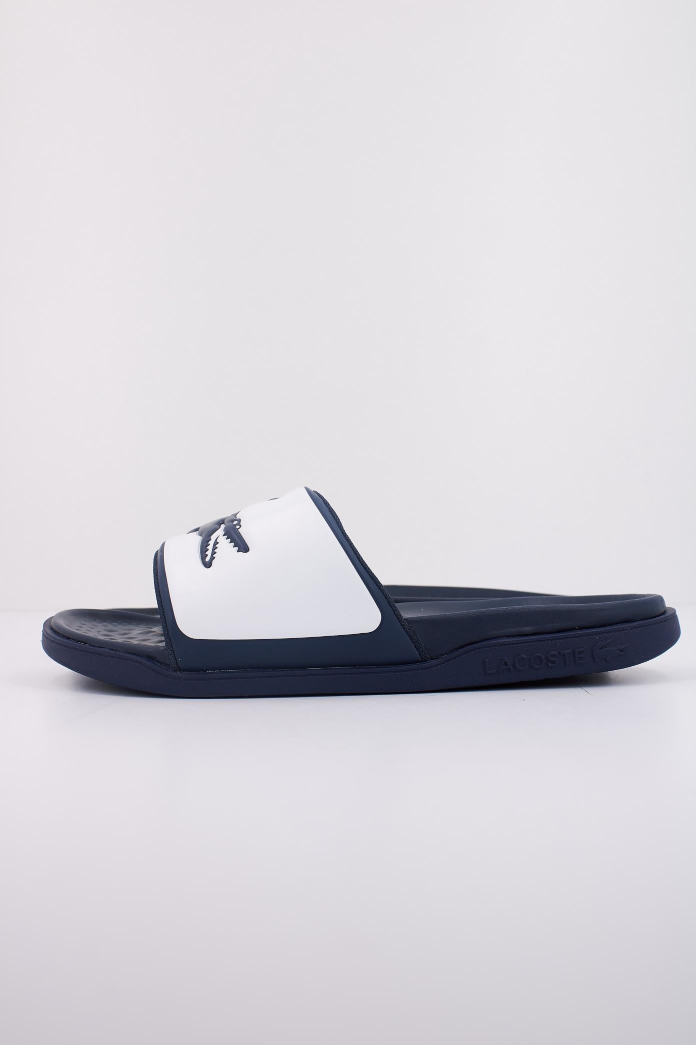 LACOSTE MEN'S SERVE SLIDE DUAL en color AZUL (1)