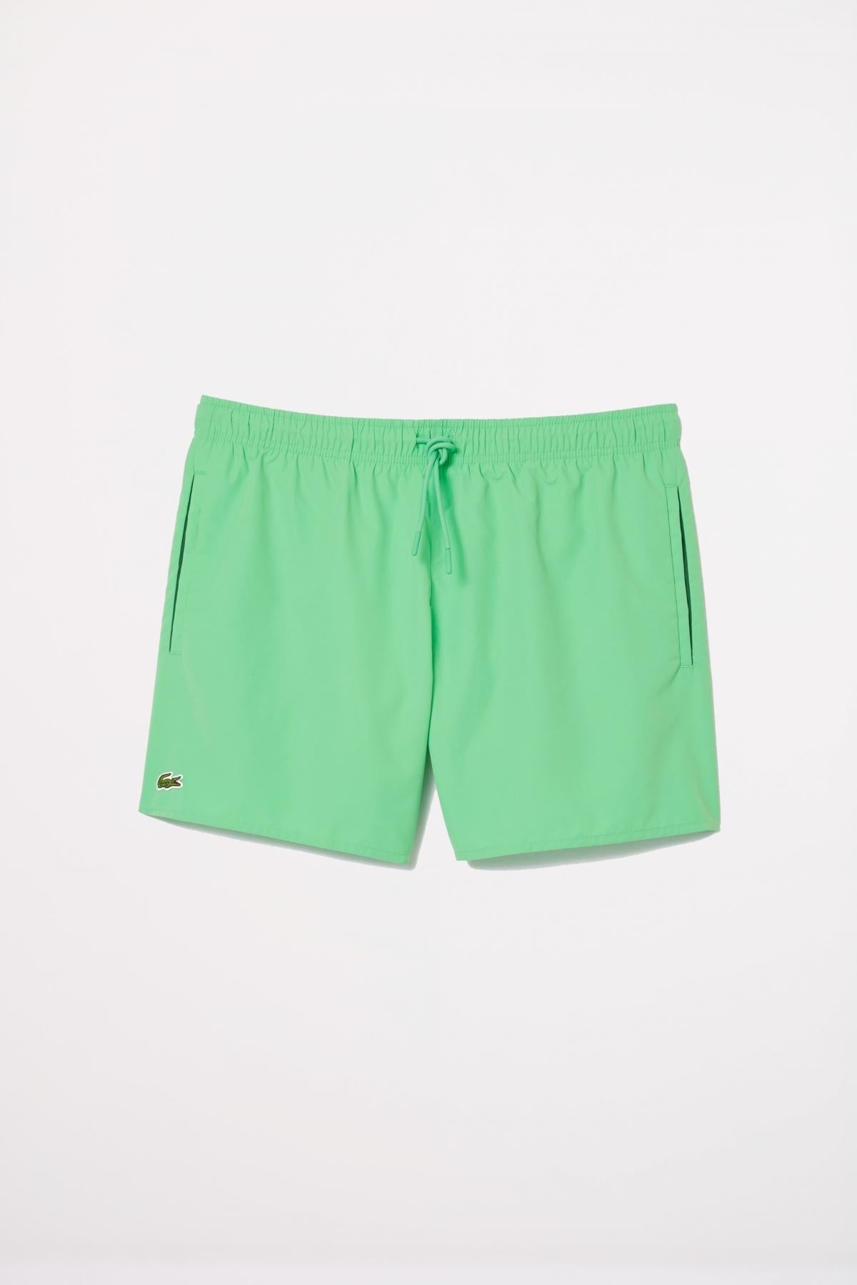 LACOSTE SHORT SLEEVED RIBBED COLLAR en color VERDE (2)
