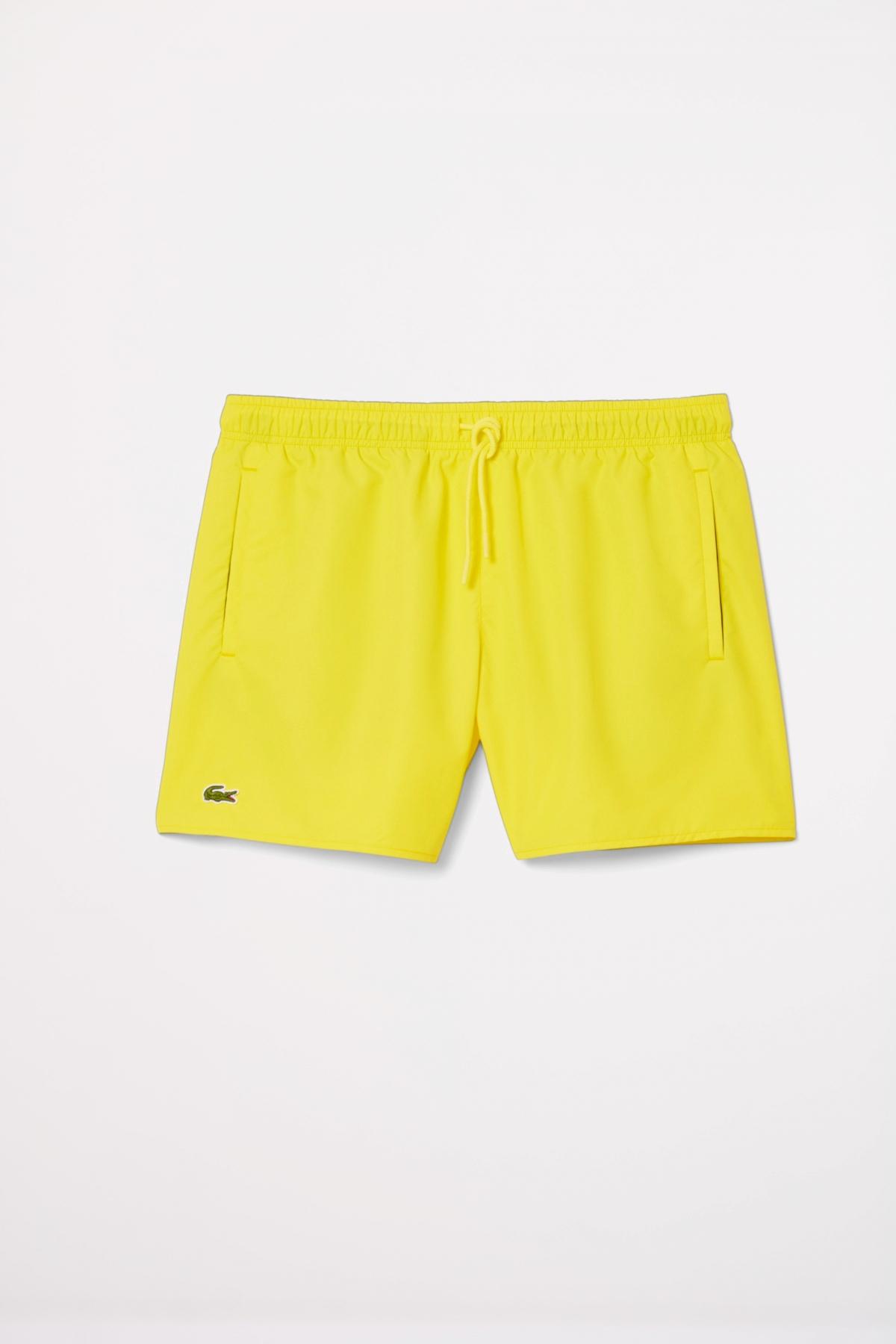 LACOSTE SLEEVED RIBBED COLLAR en color AMARILLO (2)