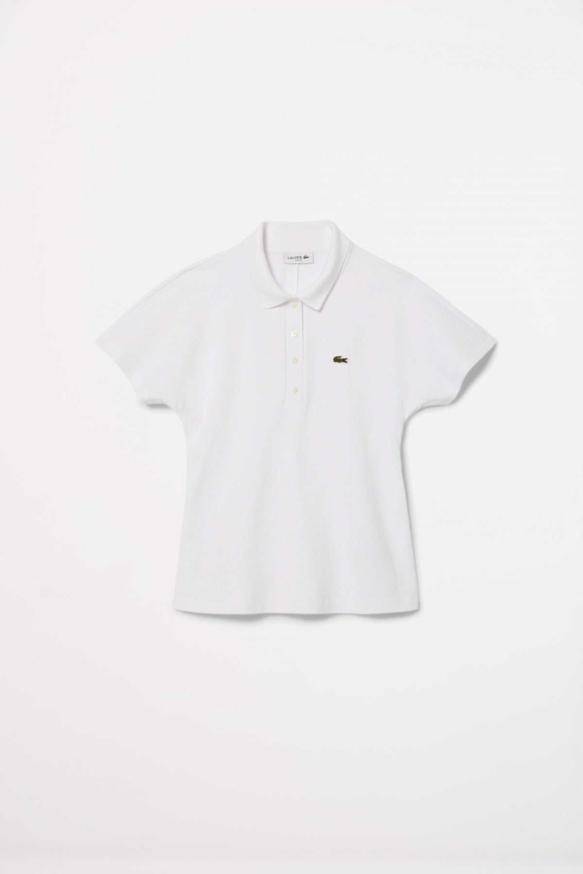 LACOSTE LONG SLEEVED RIBBED COLLAR S en color BLANCO (2)