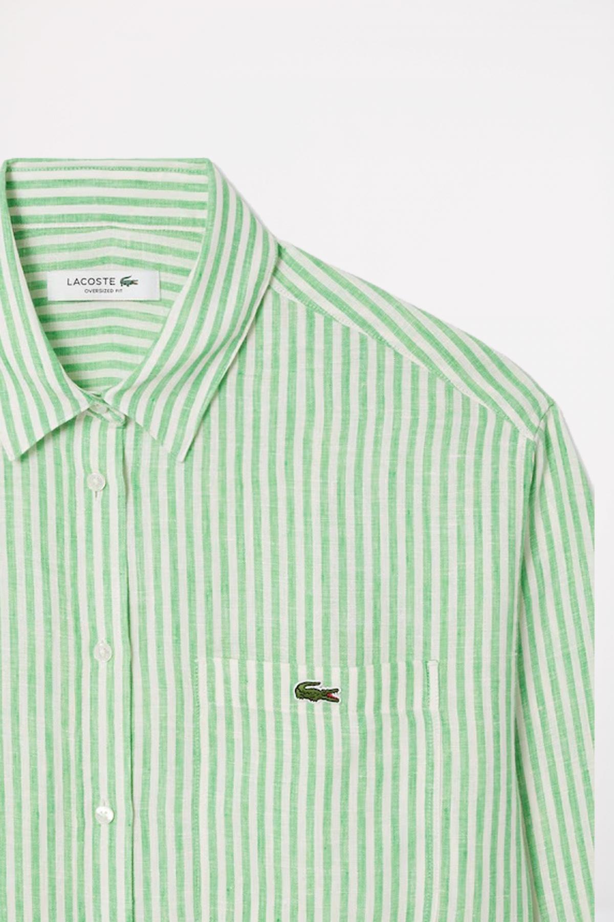 LACOSTE LONG SLEEVED SHIRT en color VERDE (2)