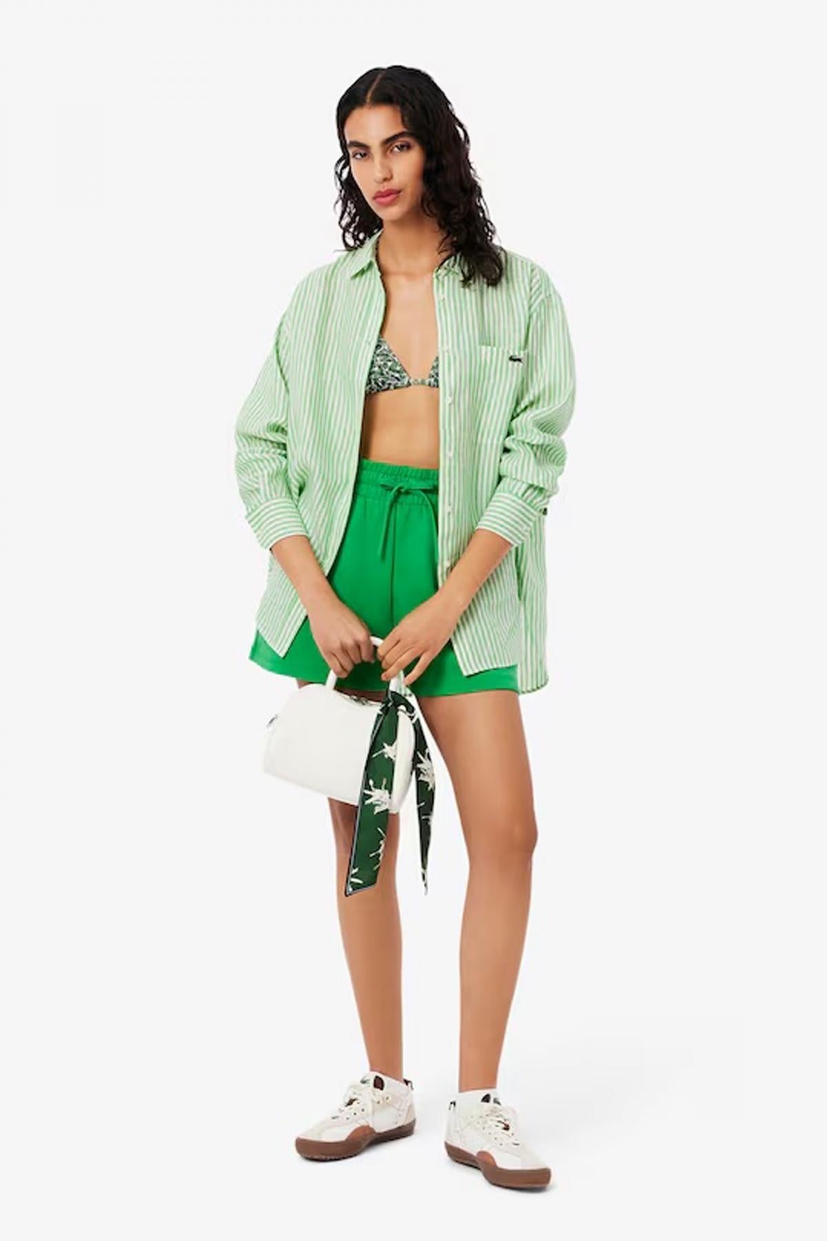 LACOSTE LONG SLEEVED SHIRT en color VERDE (4)