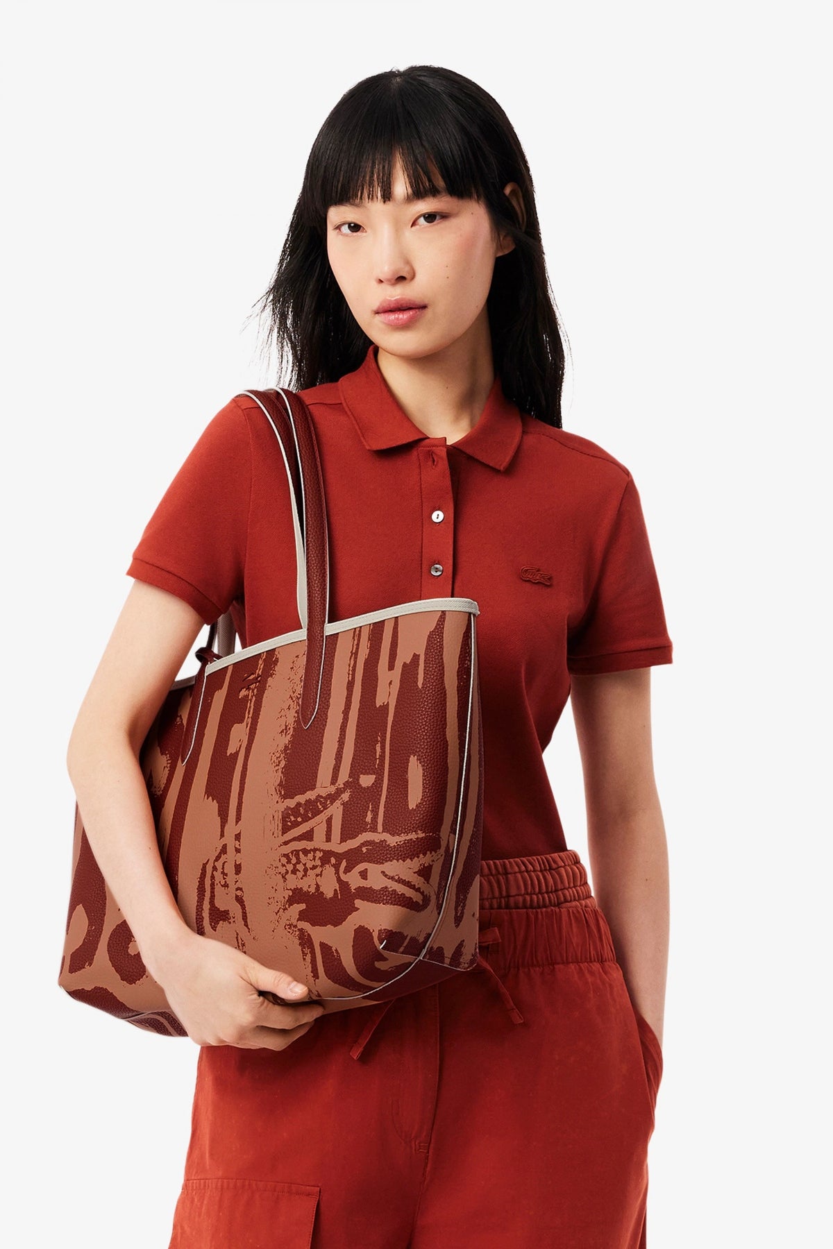LACOSTE ANNA SEASONAL REVERSIBLE S en color BLANCO (5)