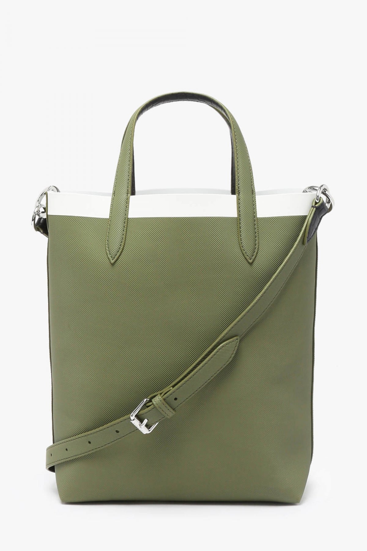 LACOSTE ANNA SEASONAL SMALL VERTIC en color VERDE (3)