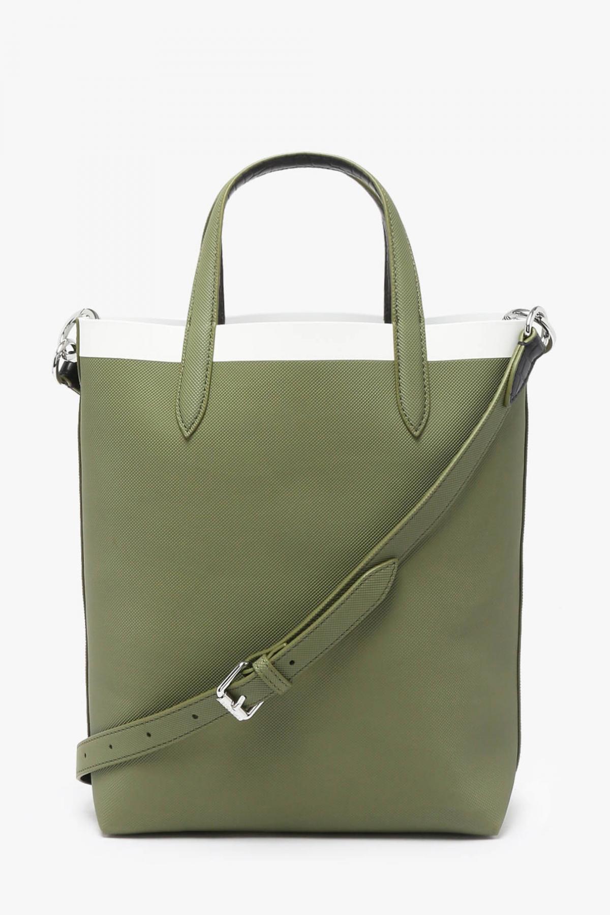 LACOSTE ANNA SEASONAL SMALL VERTIC en color VERDE (3)