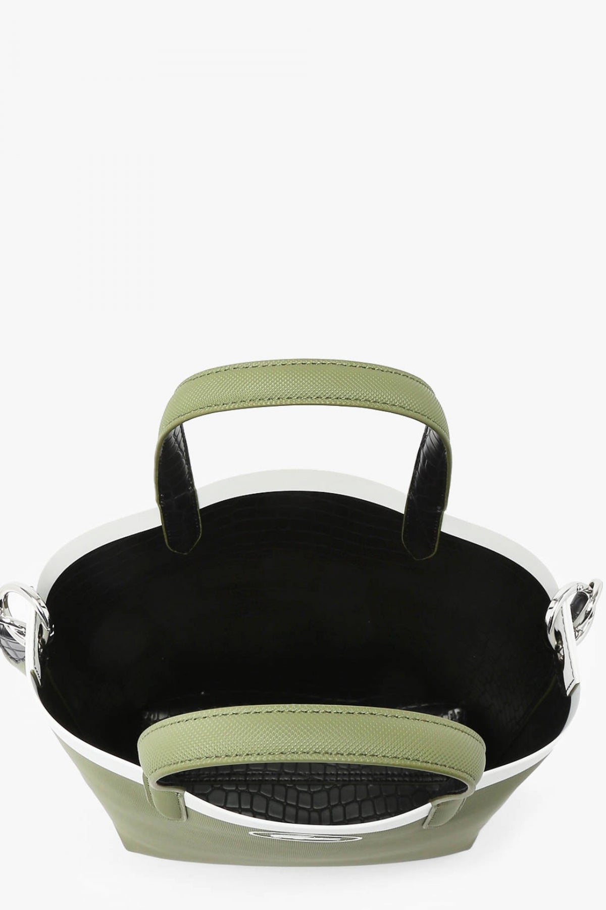 LACOSTE ANNA SEASONAL SMALL VERTIC en color VERDE (4)