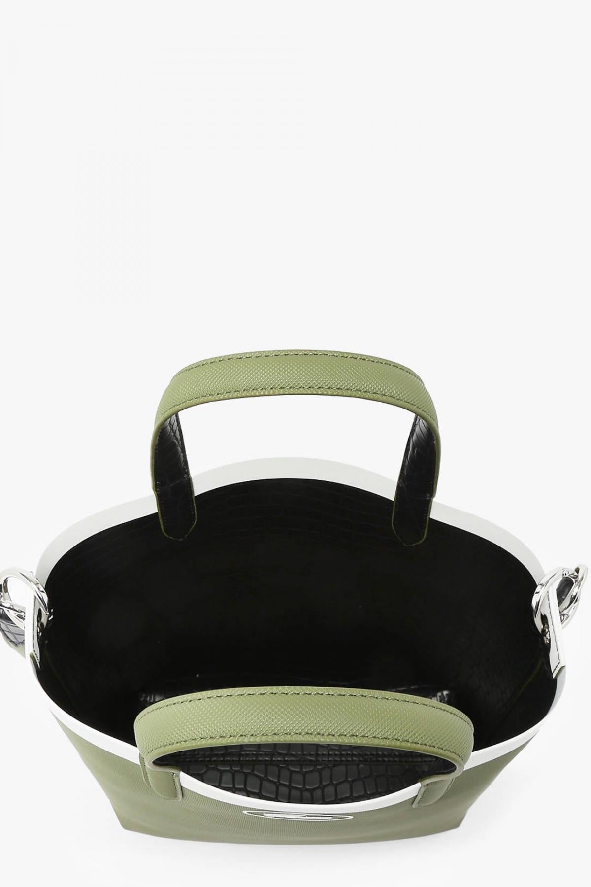 LACOSTE ANNA SEASONAL SMALL VERTIC en color VERDE (4)