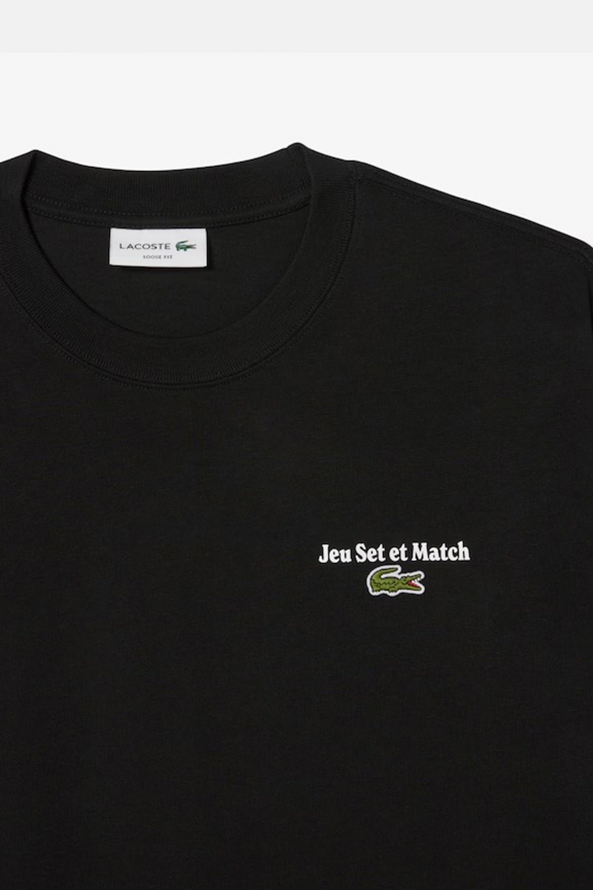 LACOSTE TH TEE SHIRT en color NEGRO (4)