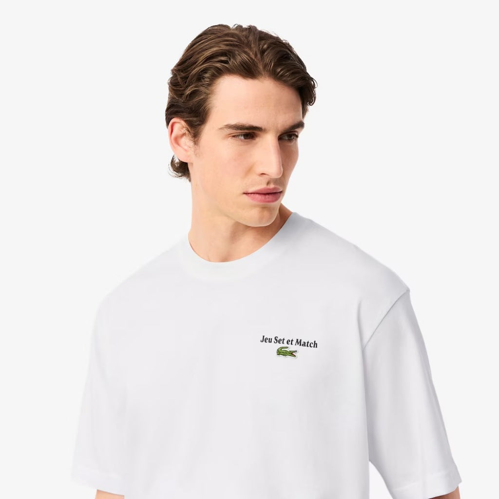 LACOSTE TH TEE SHIRT en color BLANCO (4)