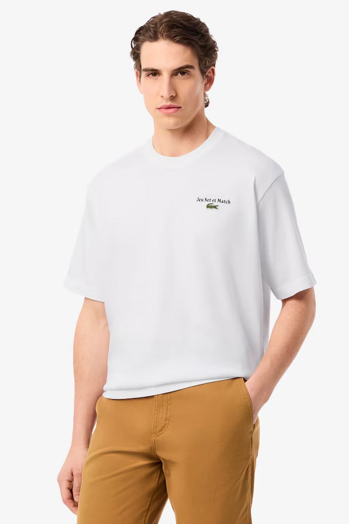 LACOSTE TH TEE SHIRT en color BLANCO (1)
