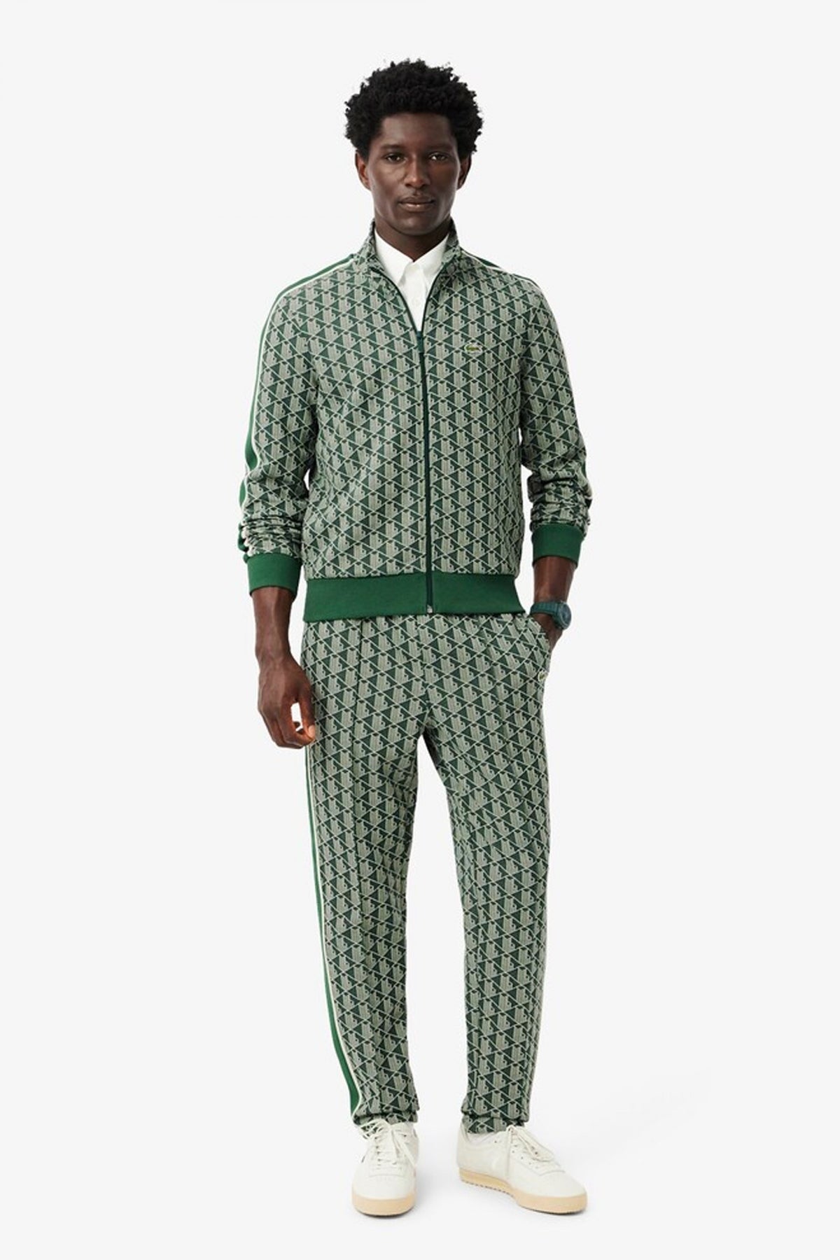 LACOSTE TRACKSUIT TROUSERS en color VERDE (4)
