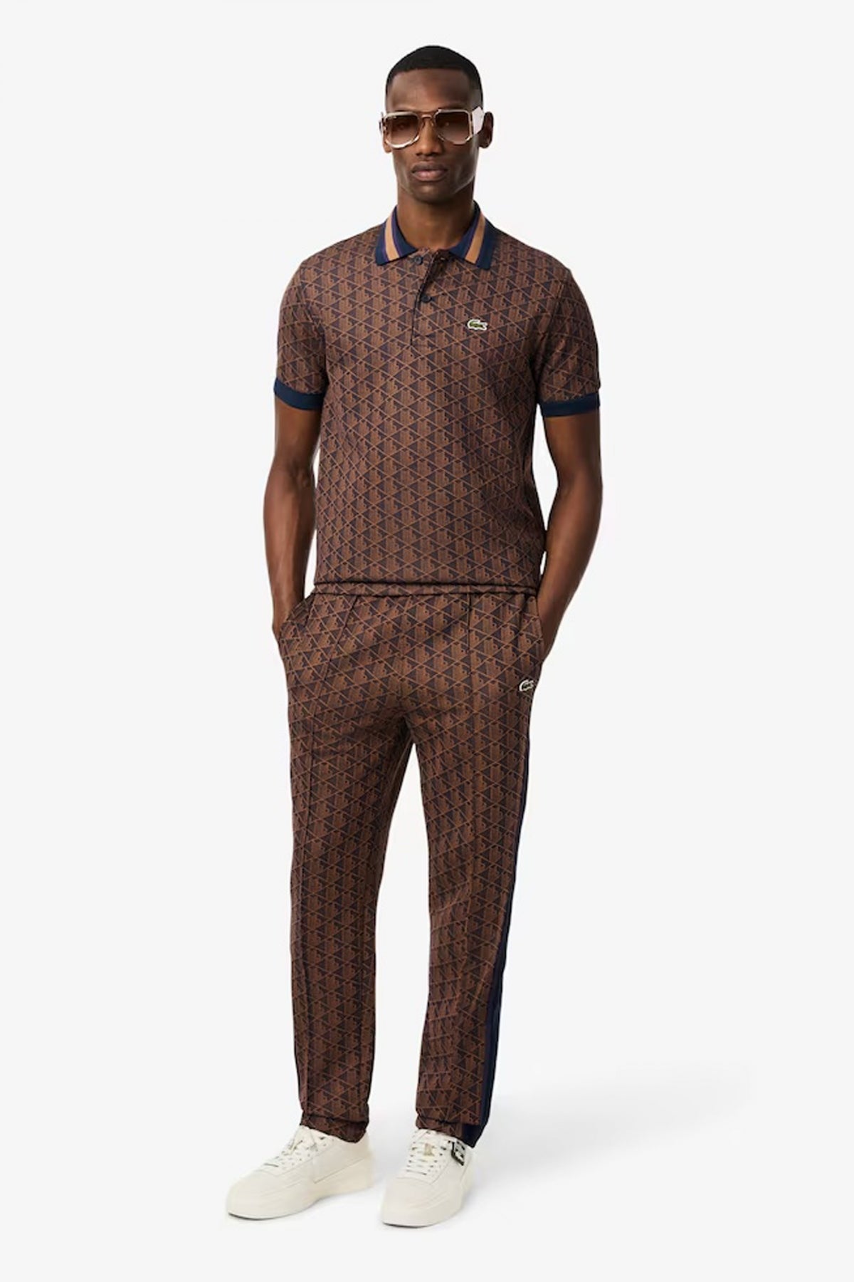 LACOSTE TRACKSUIT TROUSERS en color MARRON (4)