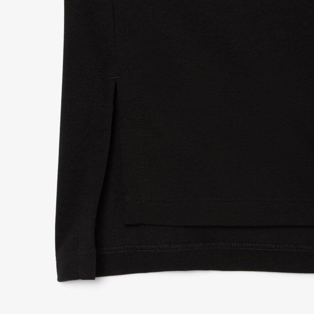 LACOSTE RELAXED FIT FLUID PIQUE POLO SHIRT en color NEGRO (6)