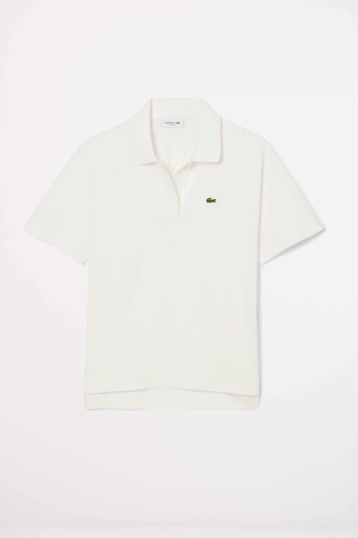 LACOSTE RELAXED FIT FLUID PIQUE POLO SHIRT en color BLANCO (1)
